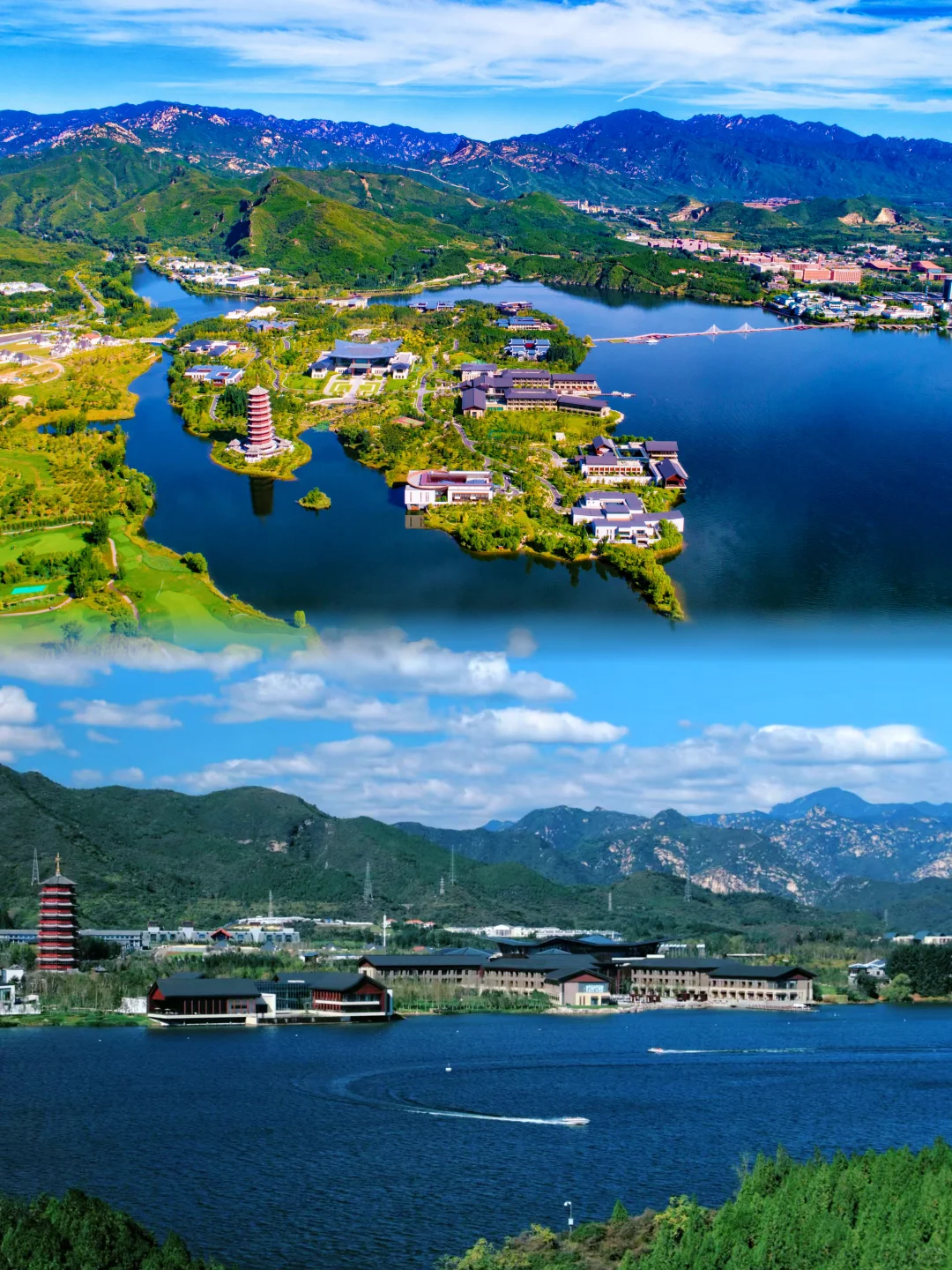 五一就来京郊“小瑞士”雁栖湖！又美又好拍📷