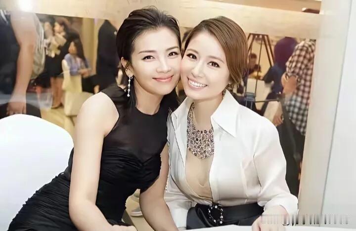 两位女明星的同框，这样对比之下还是左边的刘涛有气质一些，她虽然颜值不高，但一直以