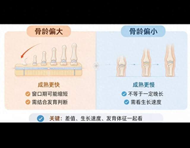 骨龄和实际年龄不一样？偏大偏小育儿家长看懂就懂