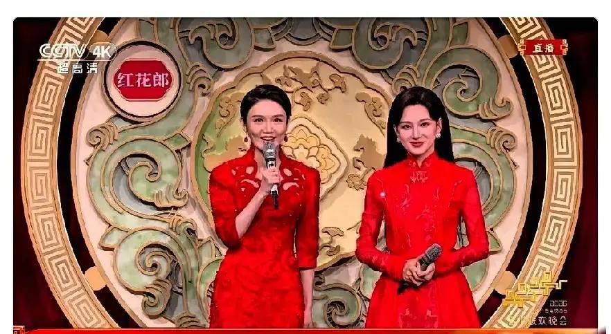 龙洋马凡舒一起上了清明特别节目，镜头里俩人穿素色旗袍站在古柏下读诗。

画面挺安