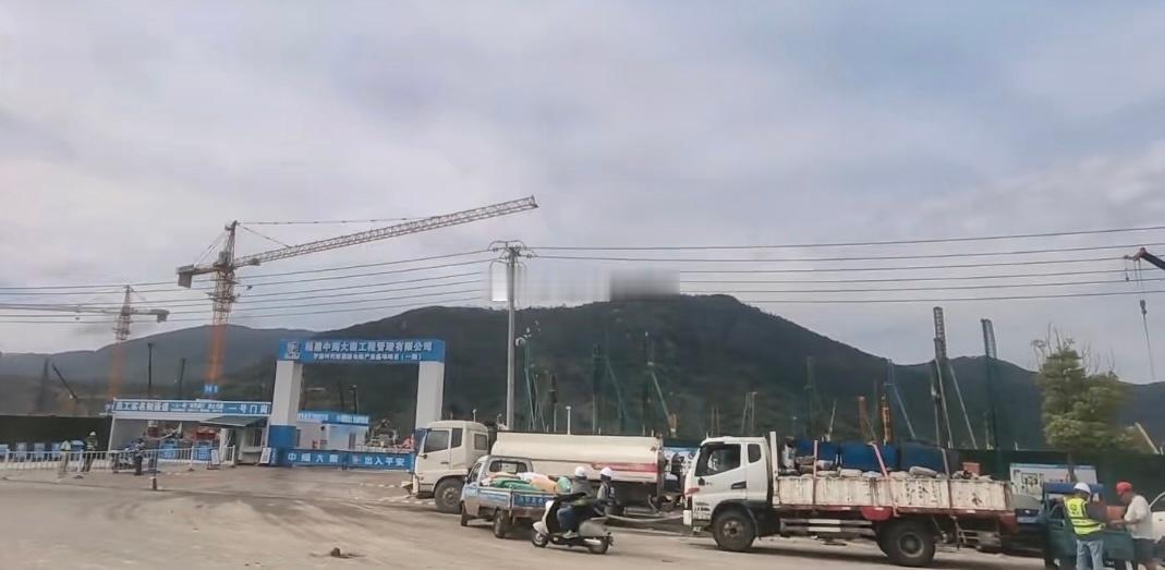施工正酣的宁德时代罗源基地项目