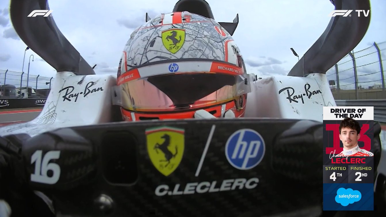 勒克莱尔赢得了今天的最佳车手投票！F1[超话]2026F1美国大奖赛 ​​​