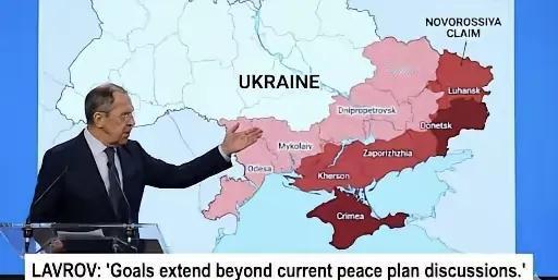 俄罗斯对乌克兰张开大口了，拿到乌东四洲也不满足，竟然想吃掉半个乌克兰。

1 月