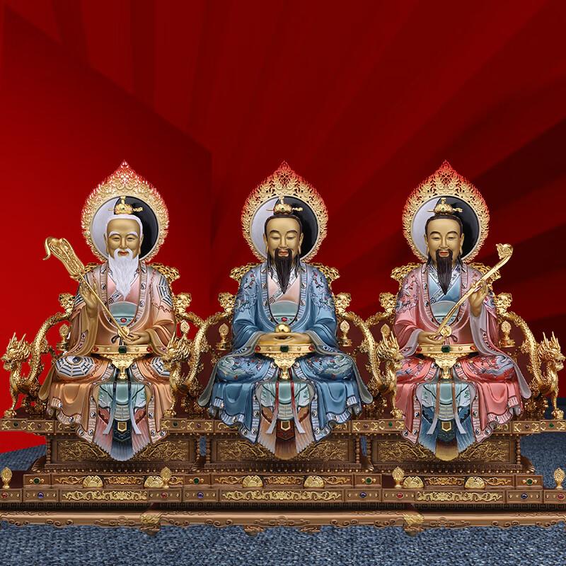 道教三清祖师爷是哪三位？
道教职级最高的神仙是三清，大家知道道观里的三清观，从左