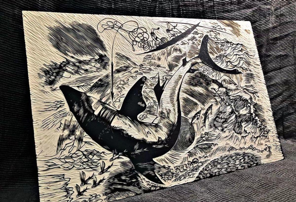 哎呀，又看到一篇关于木刻版画的文章了。作为一个从小就被父母熏陶接受传统文化教育的