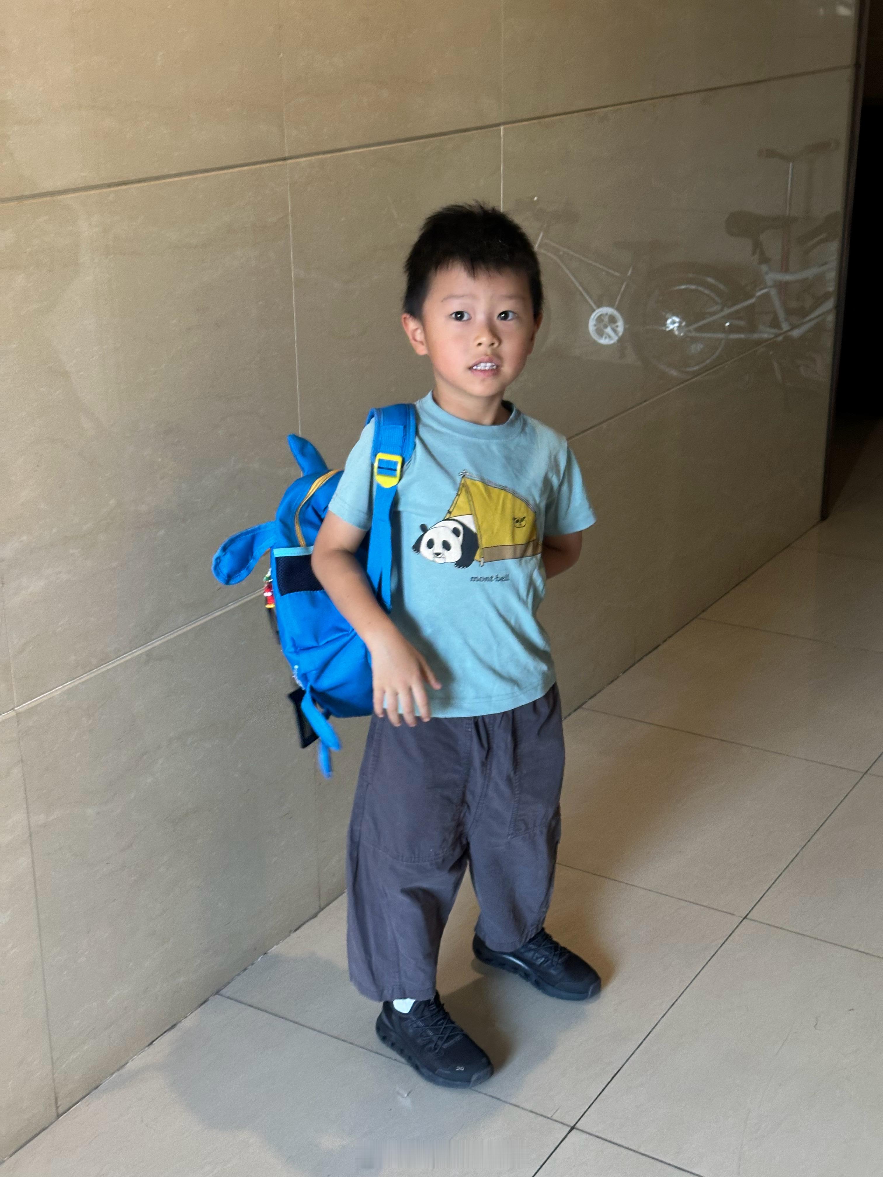 刚才幼儿园老师打来电话说恩恩早上进了教室说我骑电瓶车打了他各种撒娇求安慰早上是个