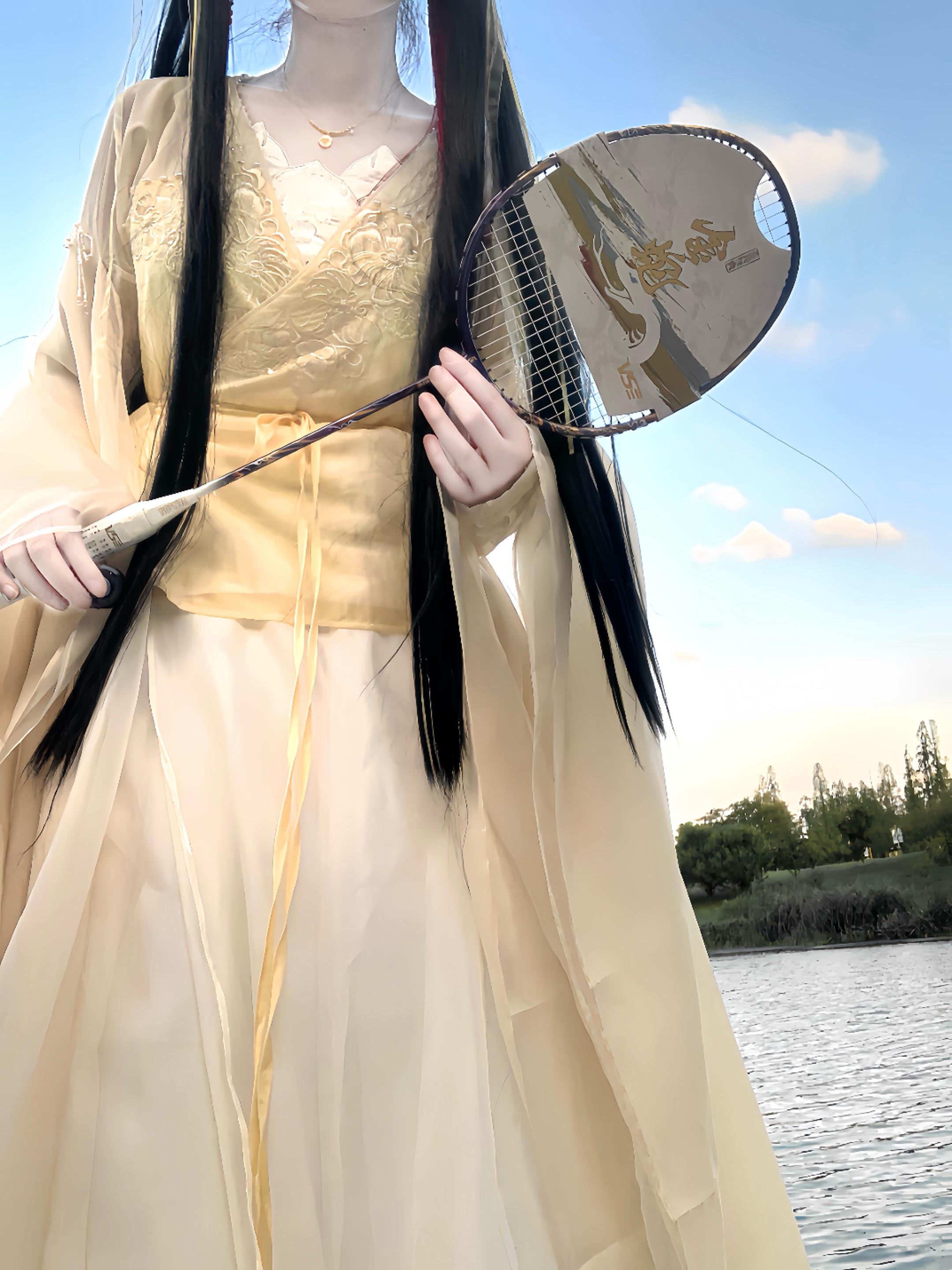 画舫听夜雨 我和你初遇 威臣羽毛球拍