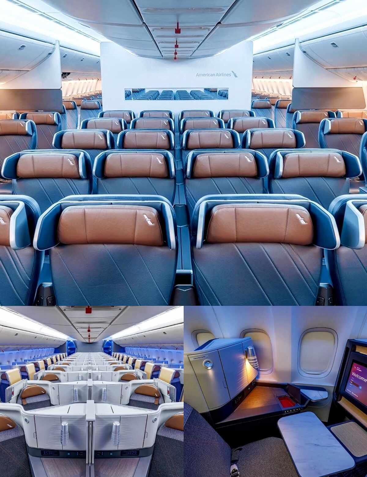 美国🇺🇸航空首架完成翻新改装的波音777‑300ER正式投入运营，执飞飞往布
