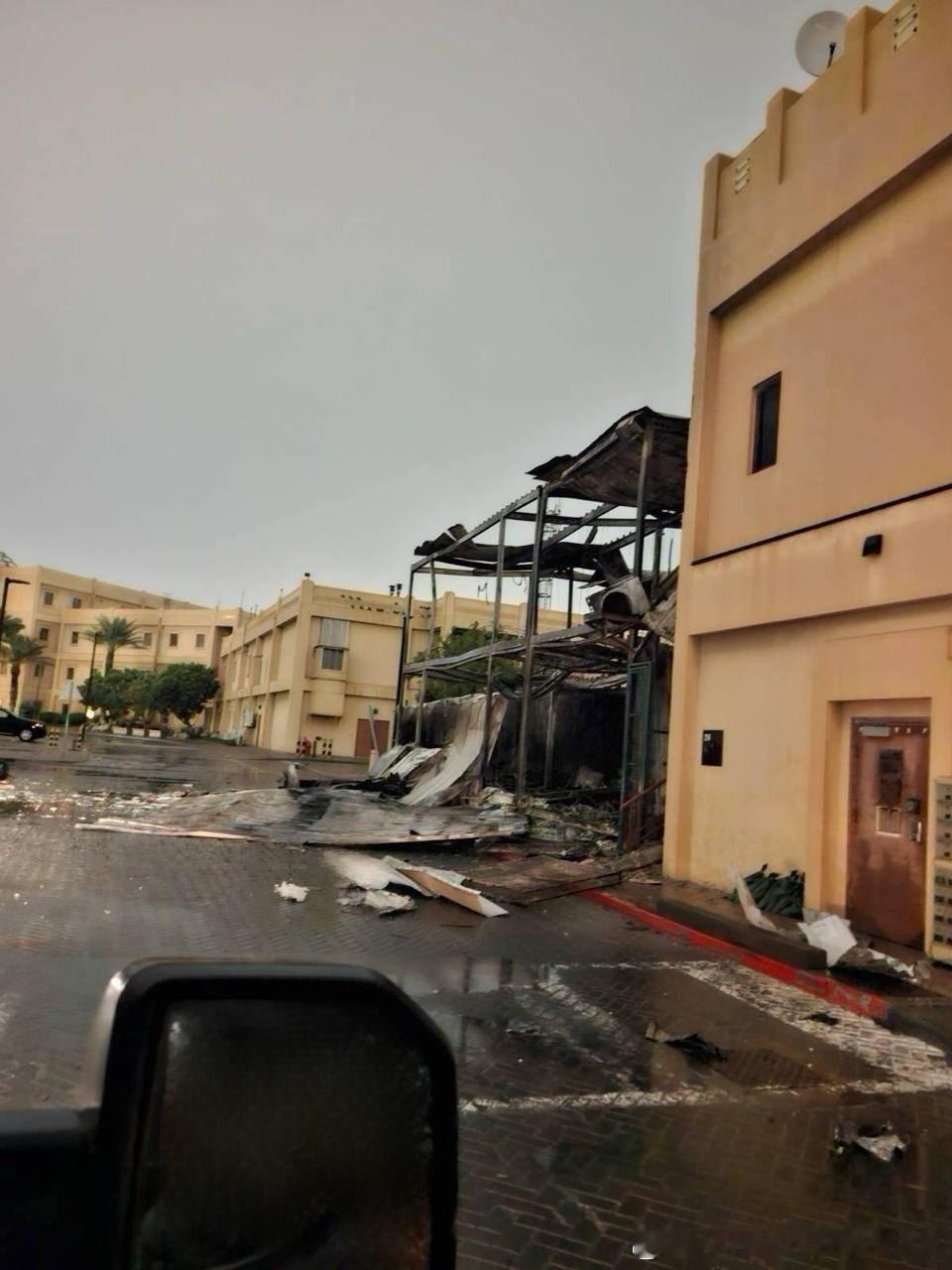 美伊以冲突 位于巴林的美国海军第五舰队支援活动（NSA Bahrain）基地遭到