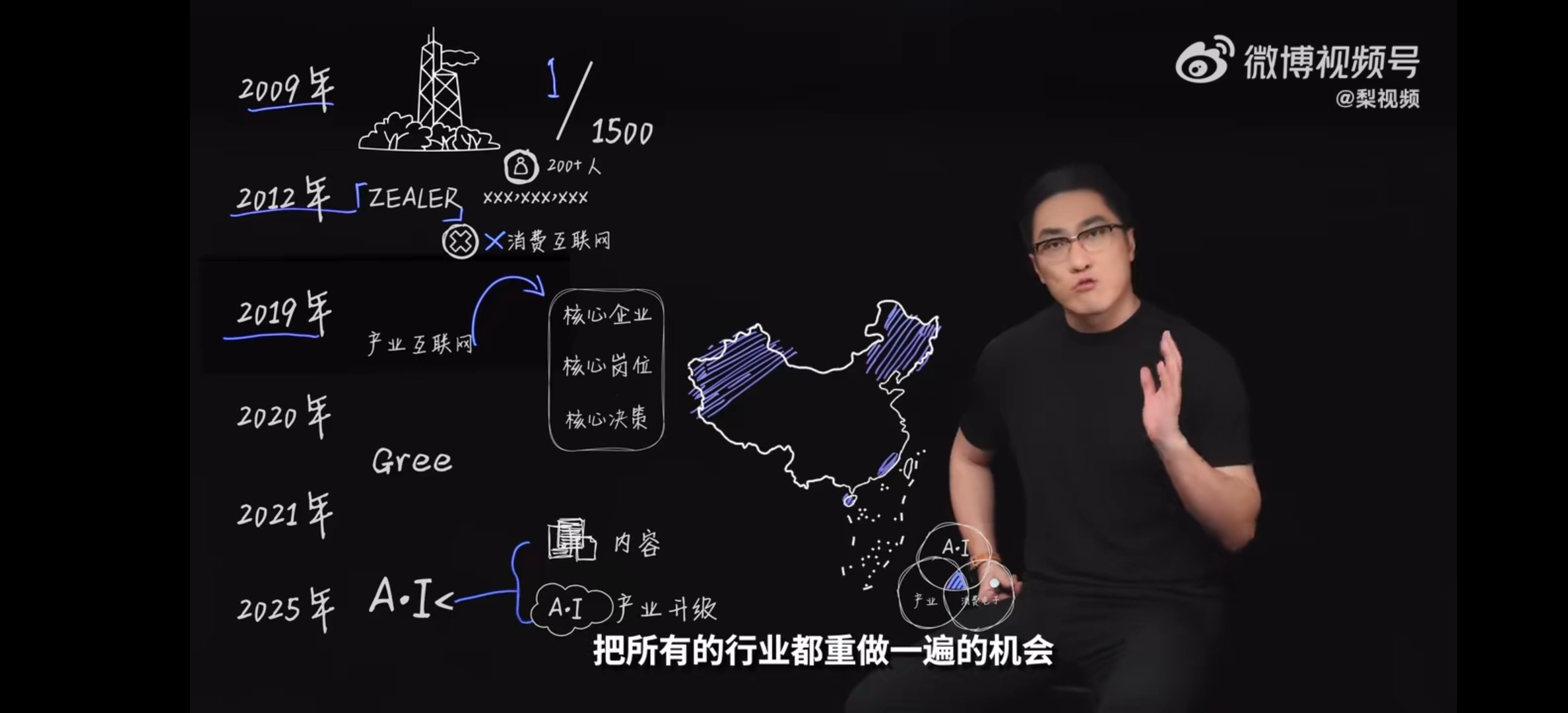 王自如感谢董明珠雷军看完了，王自如下一个押宝是Al，给出了很高很高的评价，Al给