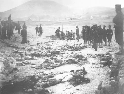 #历史上的今天# 1894年11月21日，日军占领位于辽东半岛的旅顺，对城内进行