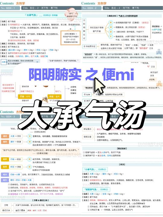 一起学第224篇｜方剂··大承气汤