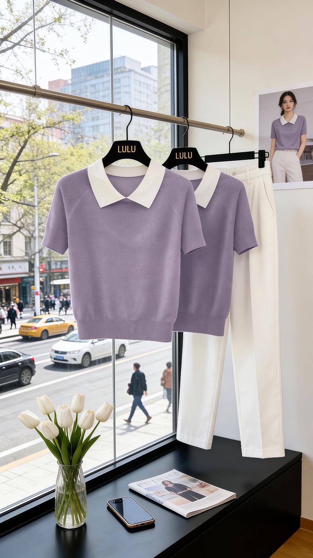 宽松显瘦针织衫 洋气减龄