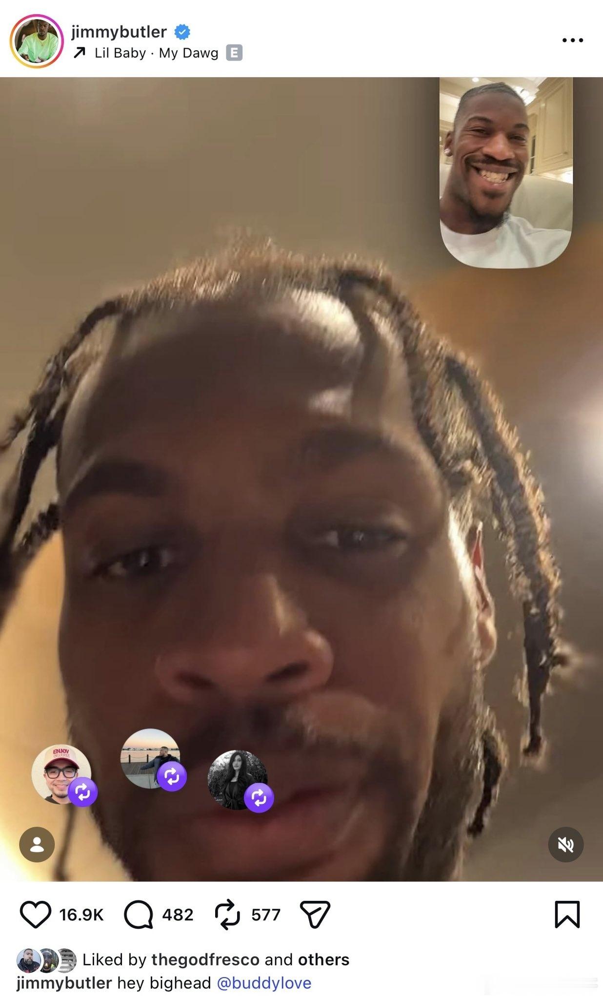 NBA 吉米巴特勒：嘿大头！希尔德：你为什么把我交易走了？他俩太有节目效果了！勇