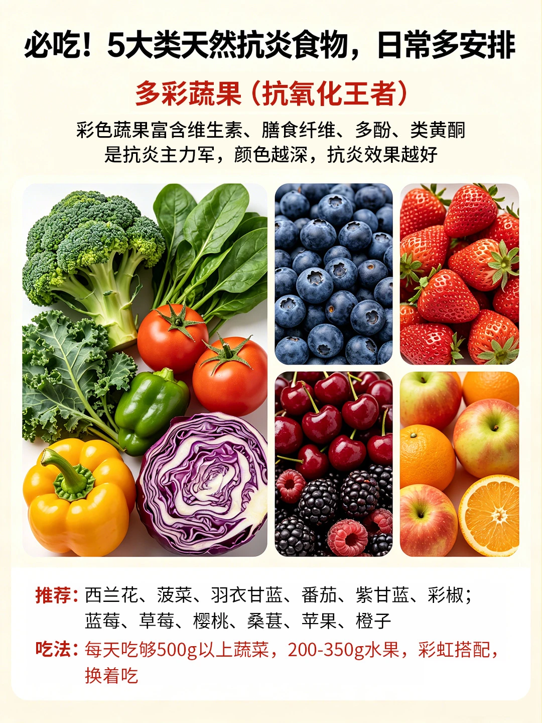 抗👀饮食｜吃对食物，和身体内耗说拜拜✨