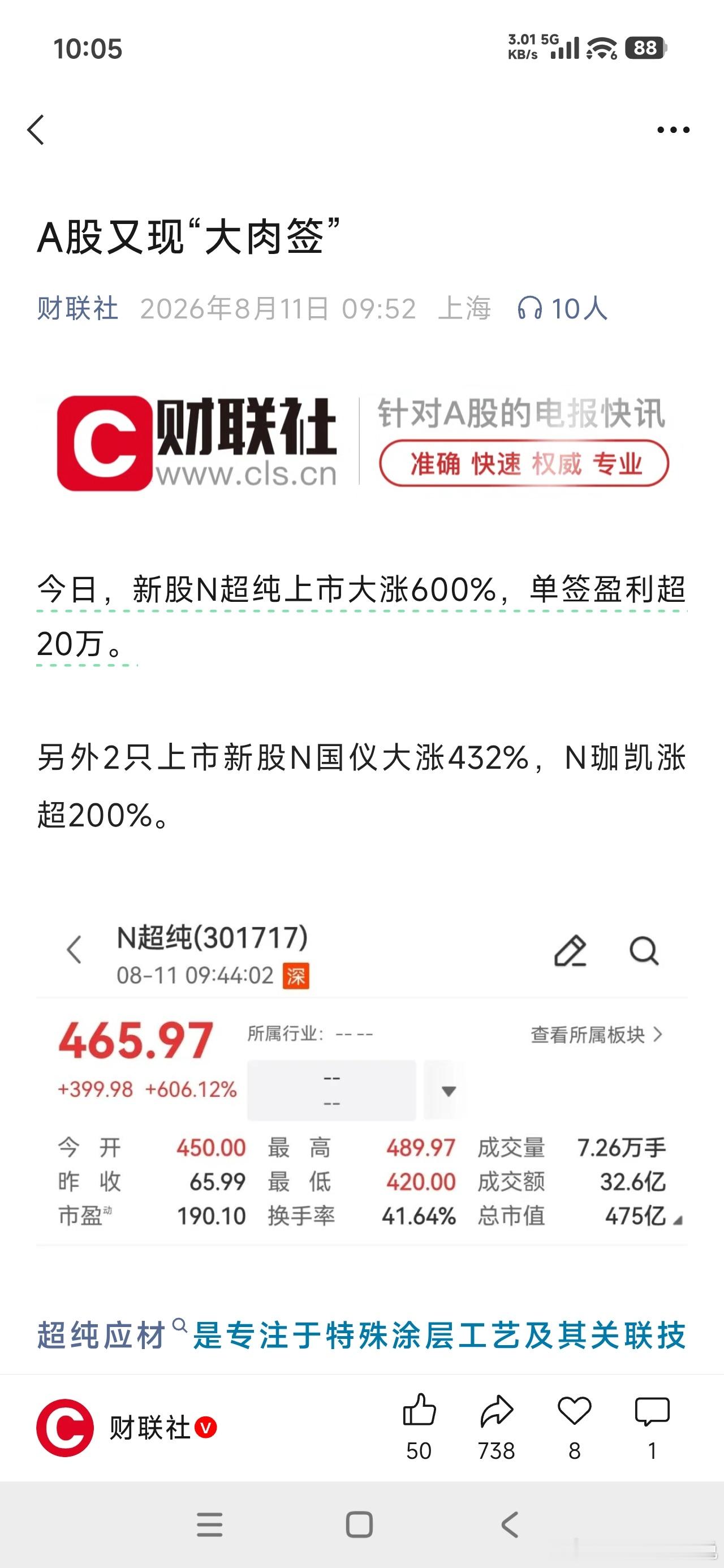这新股的收益，真馋人😍啊～～金价会涨到多高