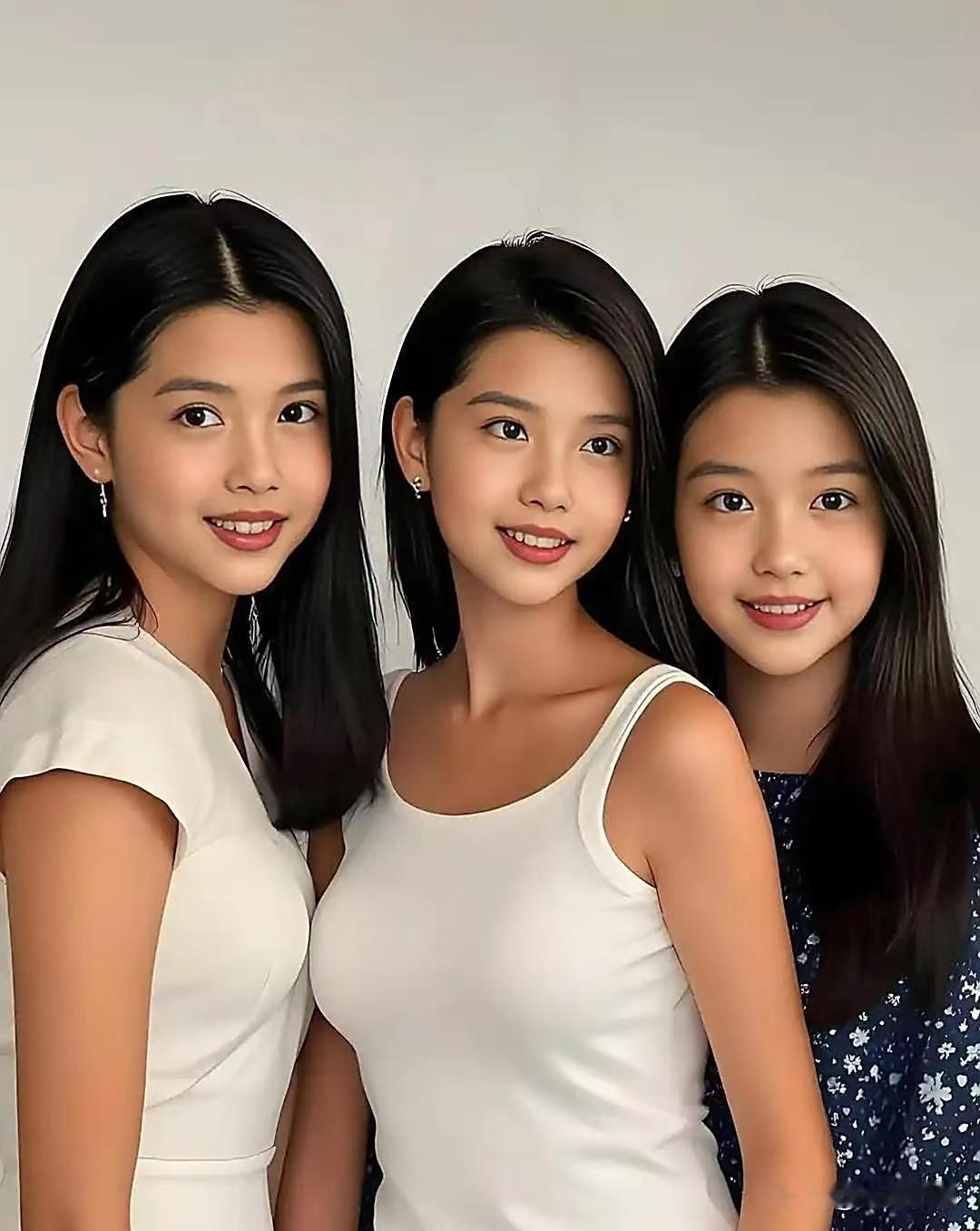 香港女神邱淑贞有三个可爱女儿，颜值长相一个比一个美，身高1.65米，她曾是香港最
