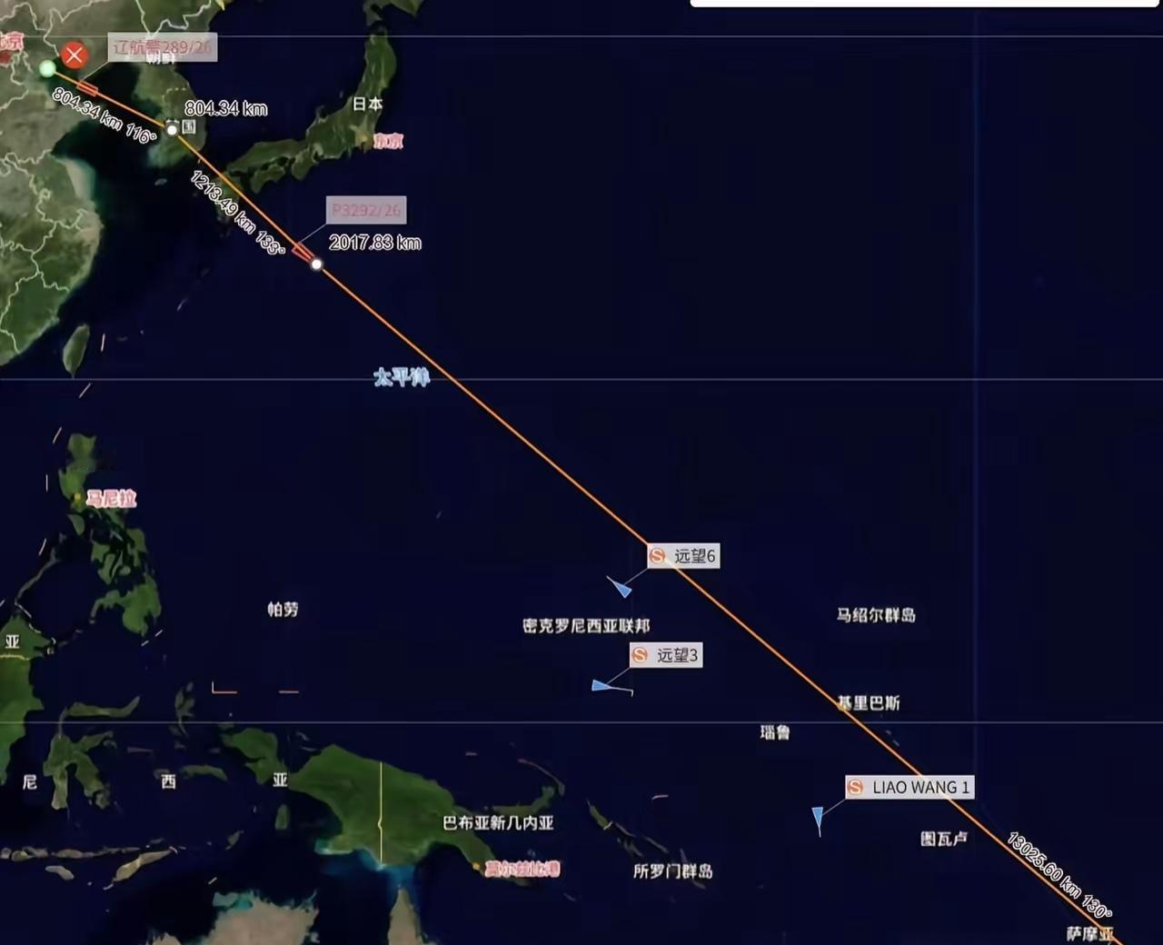 7月6日12点左右，中国海军向南太平洋发射一枚带有模拟弹头的核导弹。
     