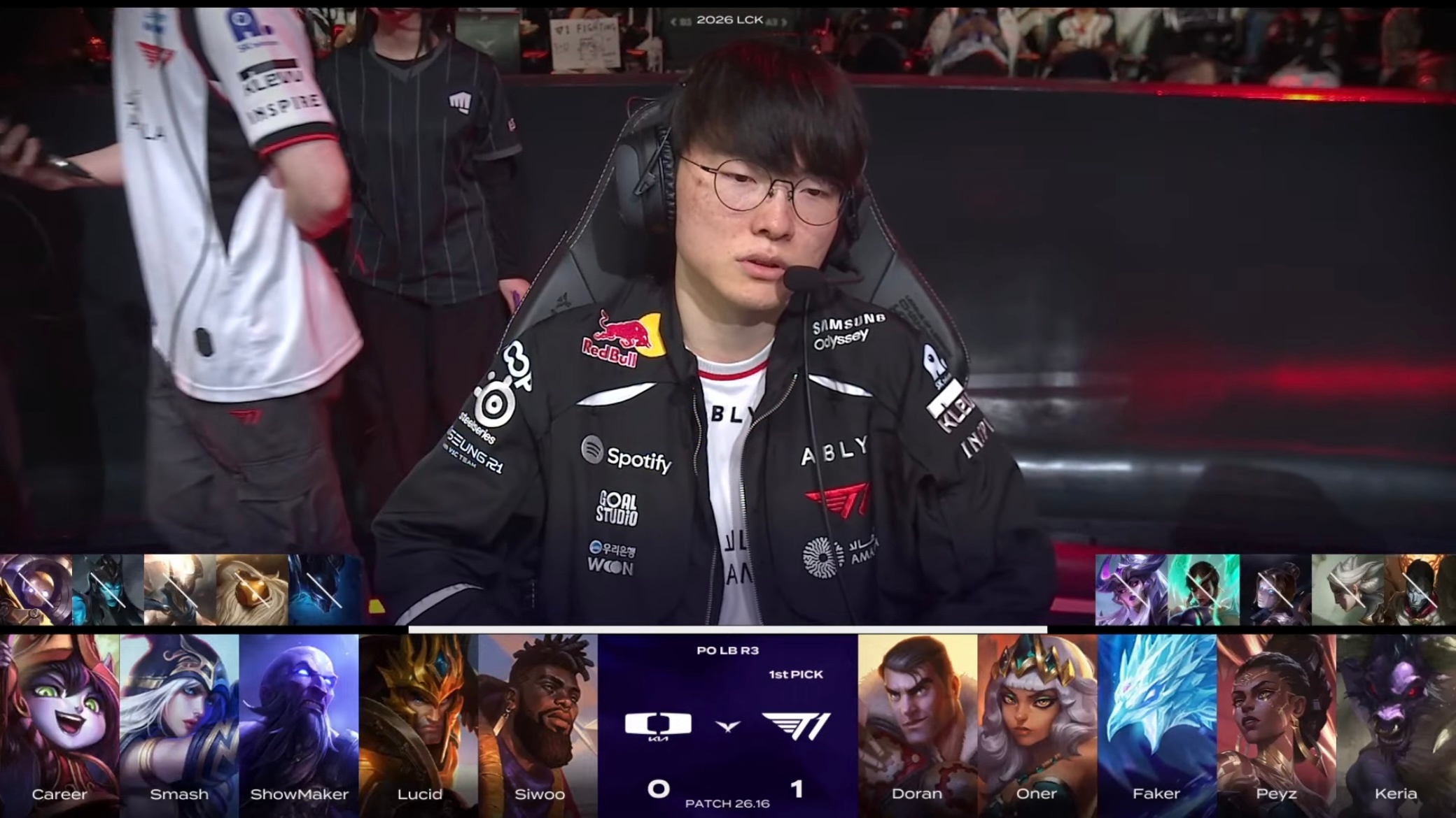 【2026LCK 季后赛】 GAME 02 vs DK第二局BP如下T1[超话]