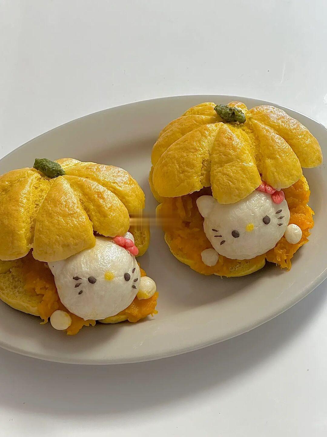 Hello Kitty南瓜贝果