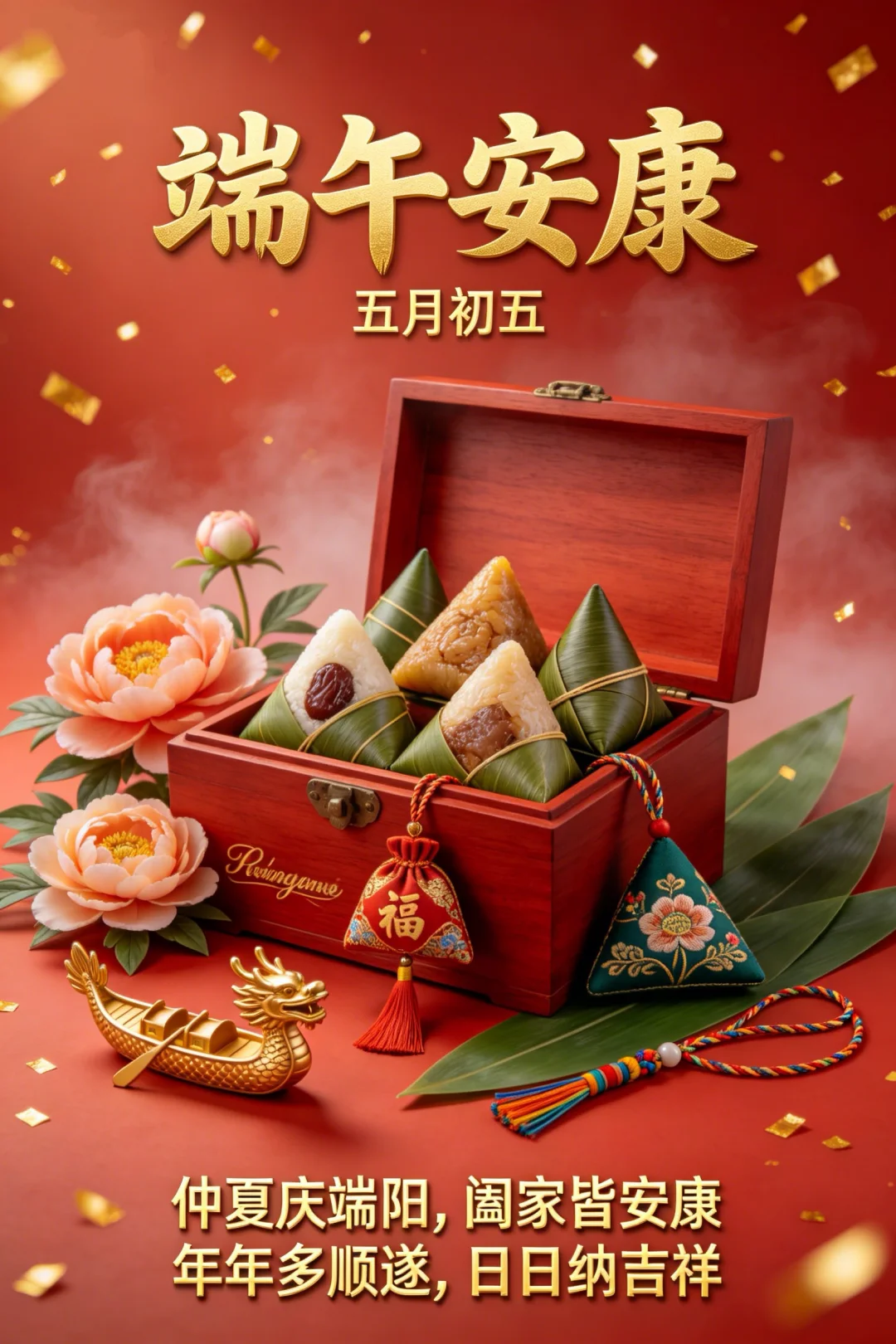今日端午节祝福图片海报壁纸