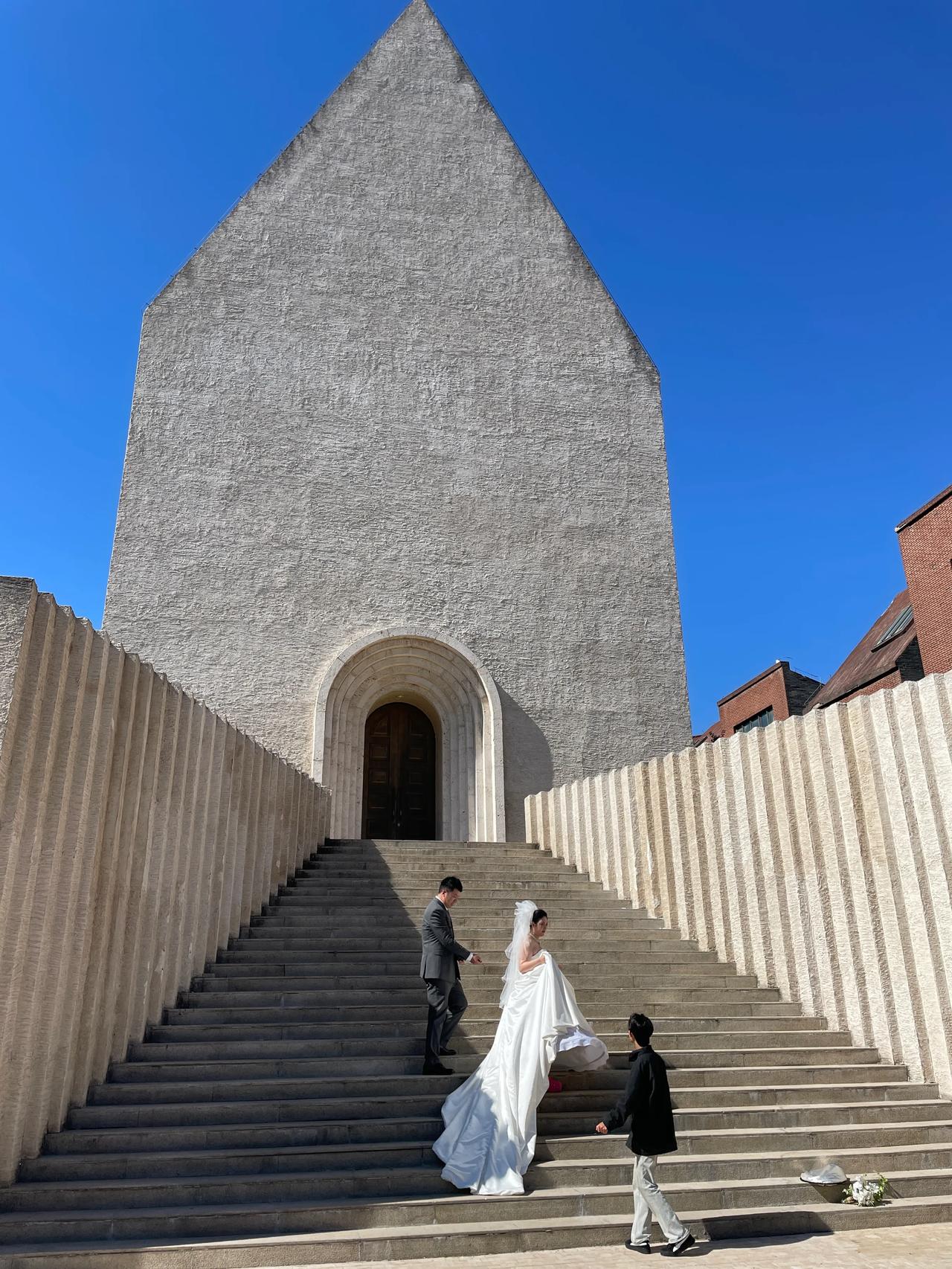   #旅游# 中国油画院，婚纱摄影的不二之选。