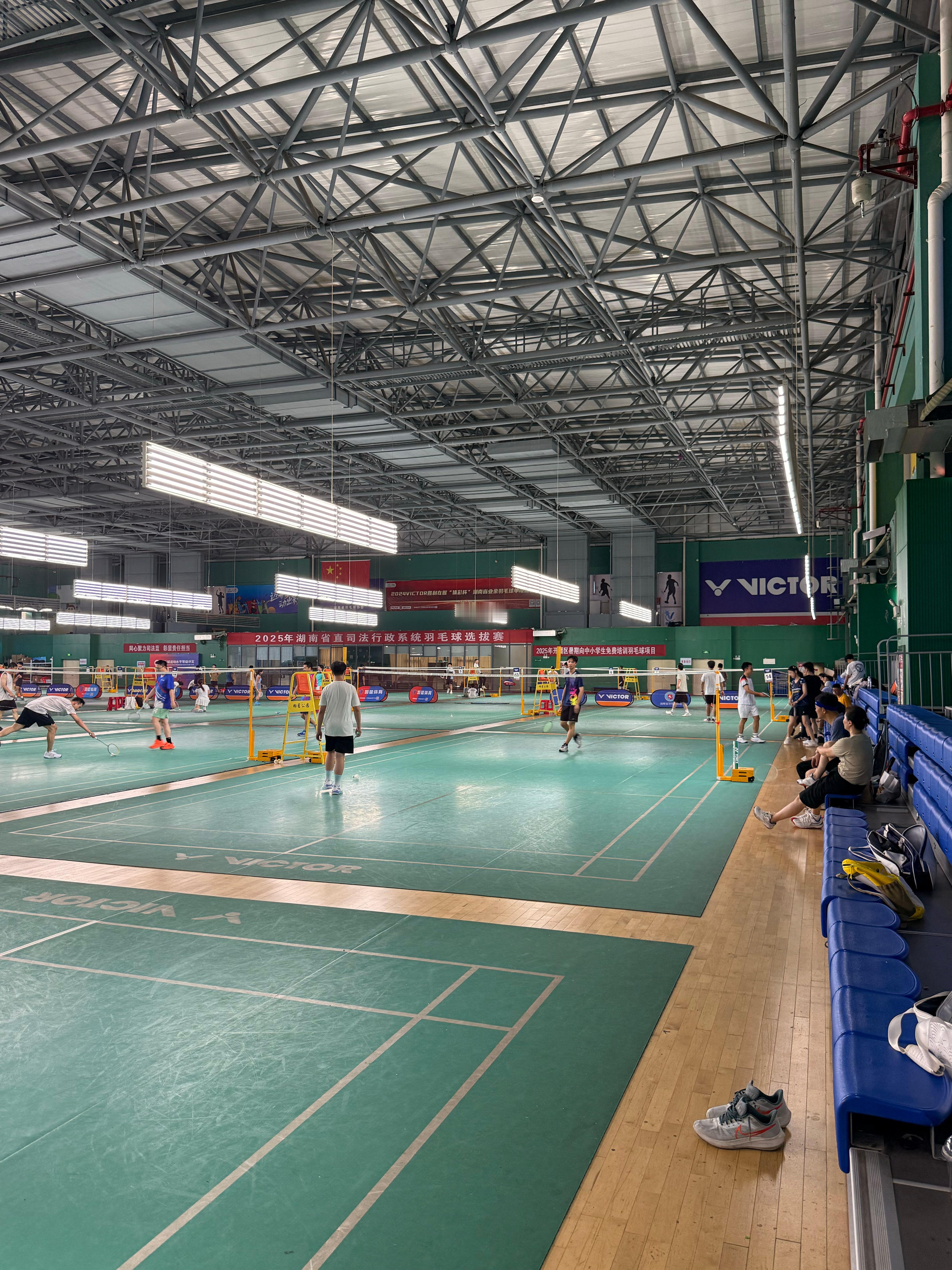 周末场的晨练走起🏸运动打卡 ​​​