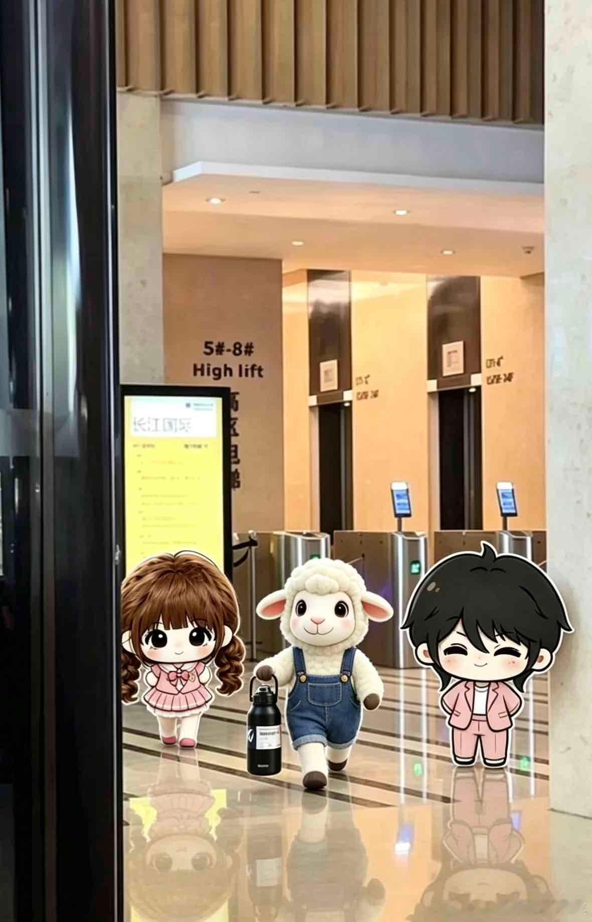 杨博文下班 