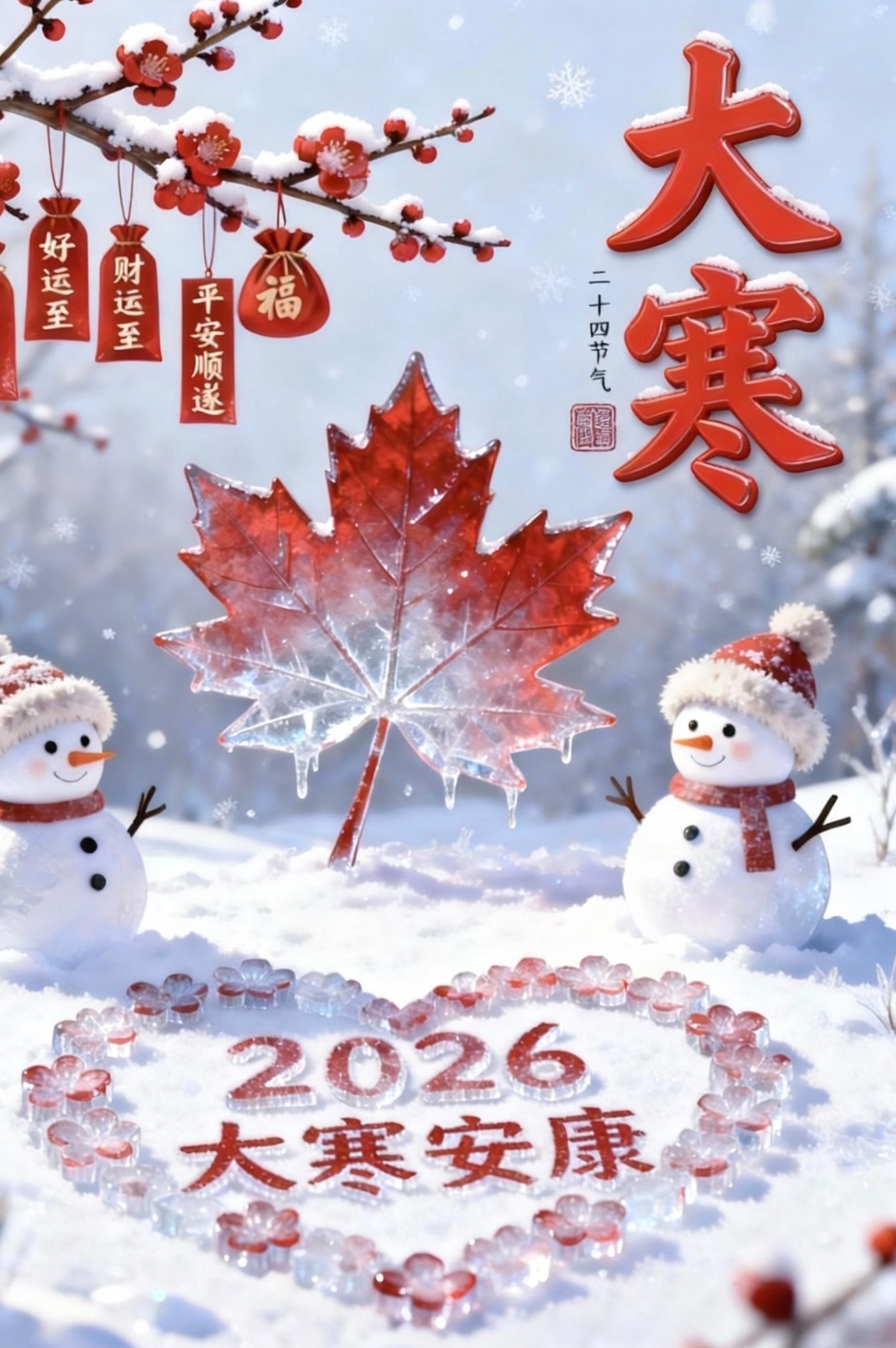 大寒已至，岁暮天寒愿温暖与你相伴，静待春来～早安！ 