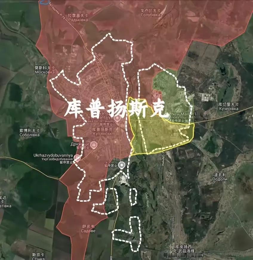 乌东防线已到崩溃边缘！
库皮扬斯克这座被称为乌克兰第三首都的战略重镇，眼下正岌岌