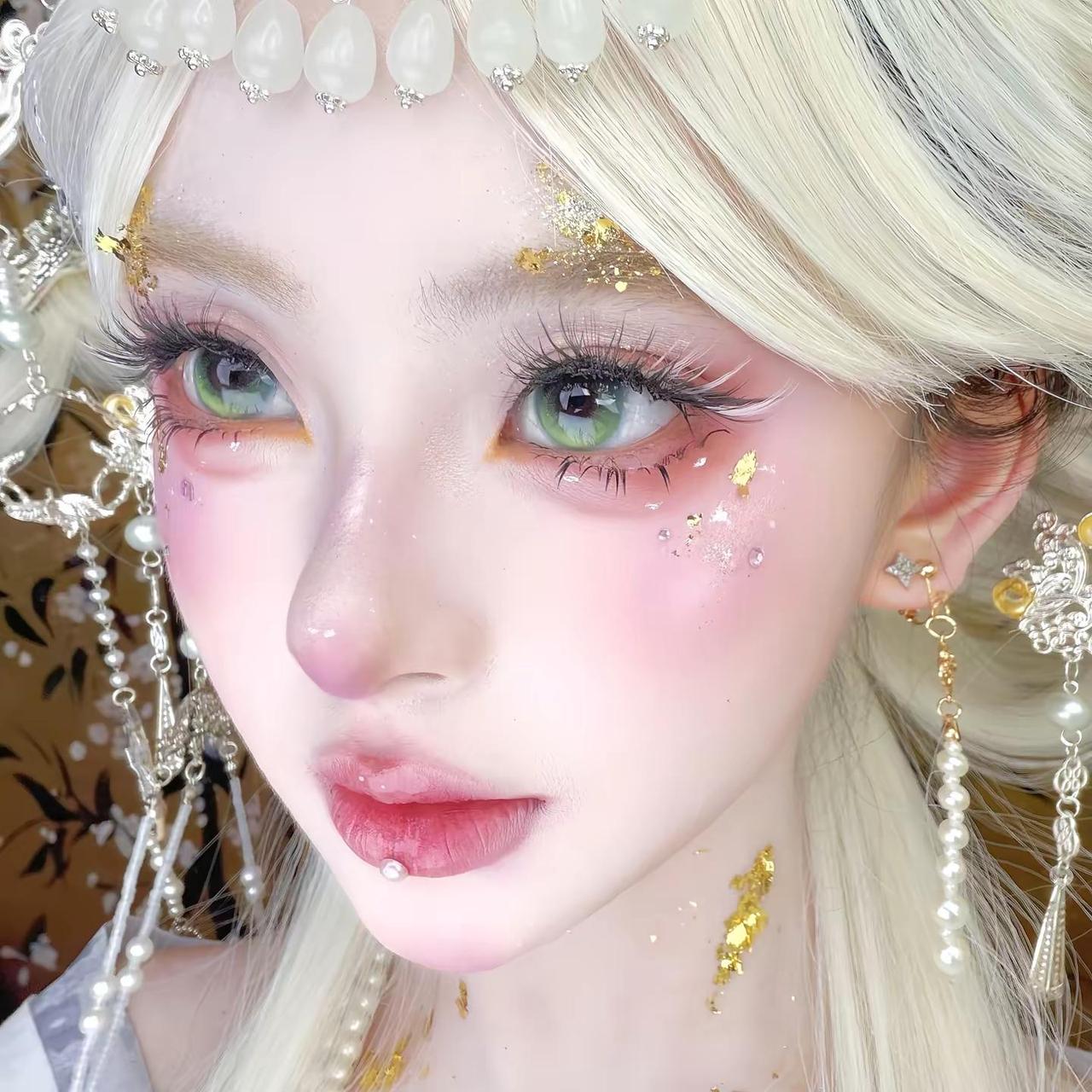 好喜欢这个妆面。洛阳妆造 汉服