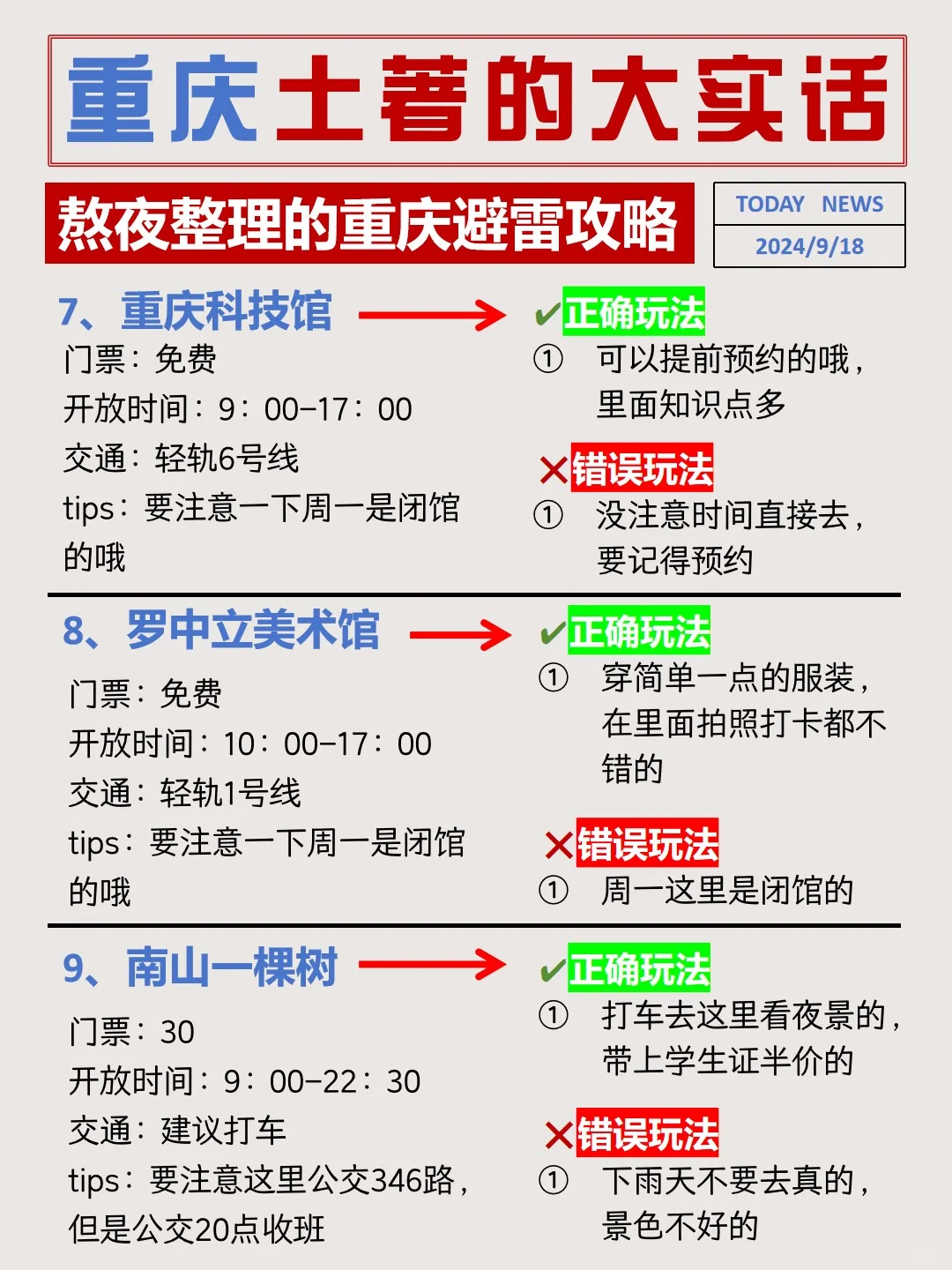 只有重庆本地人才会告诉你的秘密㊙️