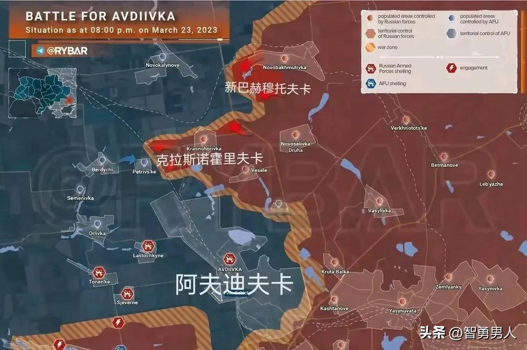 阿夫杰耶夫卡的失守，标志着乌军大势已去。继去年中旬，乌军反攻失败后，在一千多公里