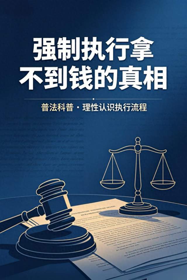 强制执行拿不回钱 强制执行≠终点，搞懂3个逻辑，专治老赖无财产