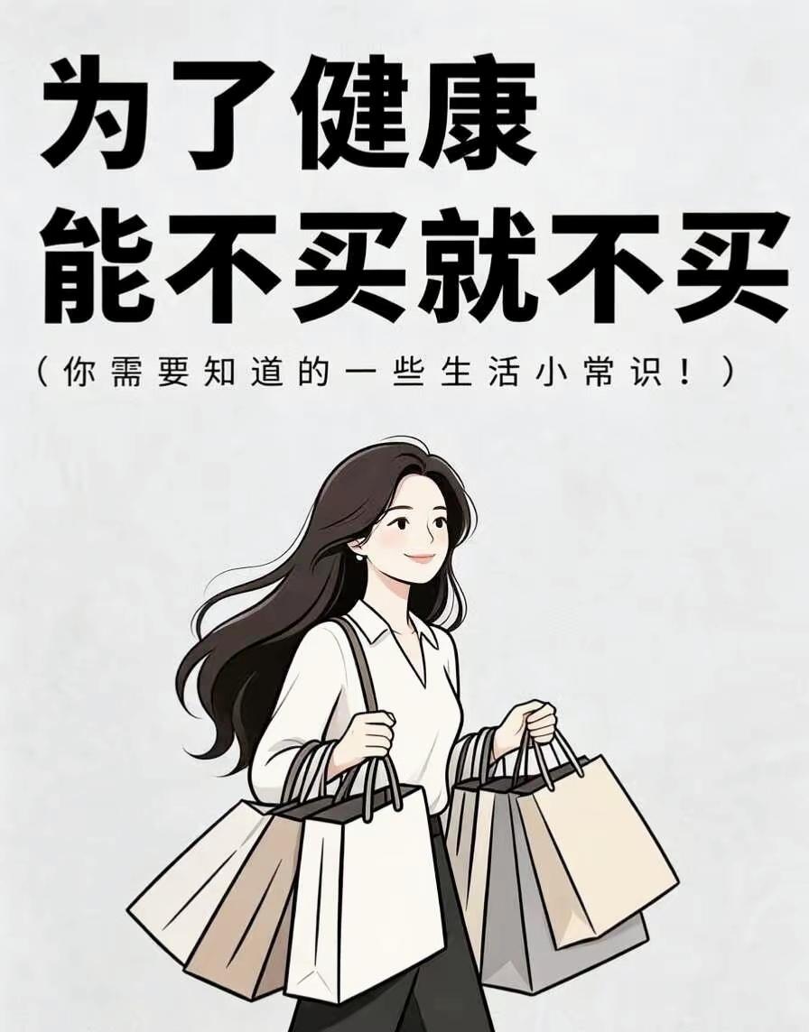 清醒后才明白：为了身心健康，很多东西，能不买就别盲目入手

理性消费 生活感悟 