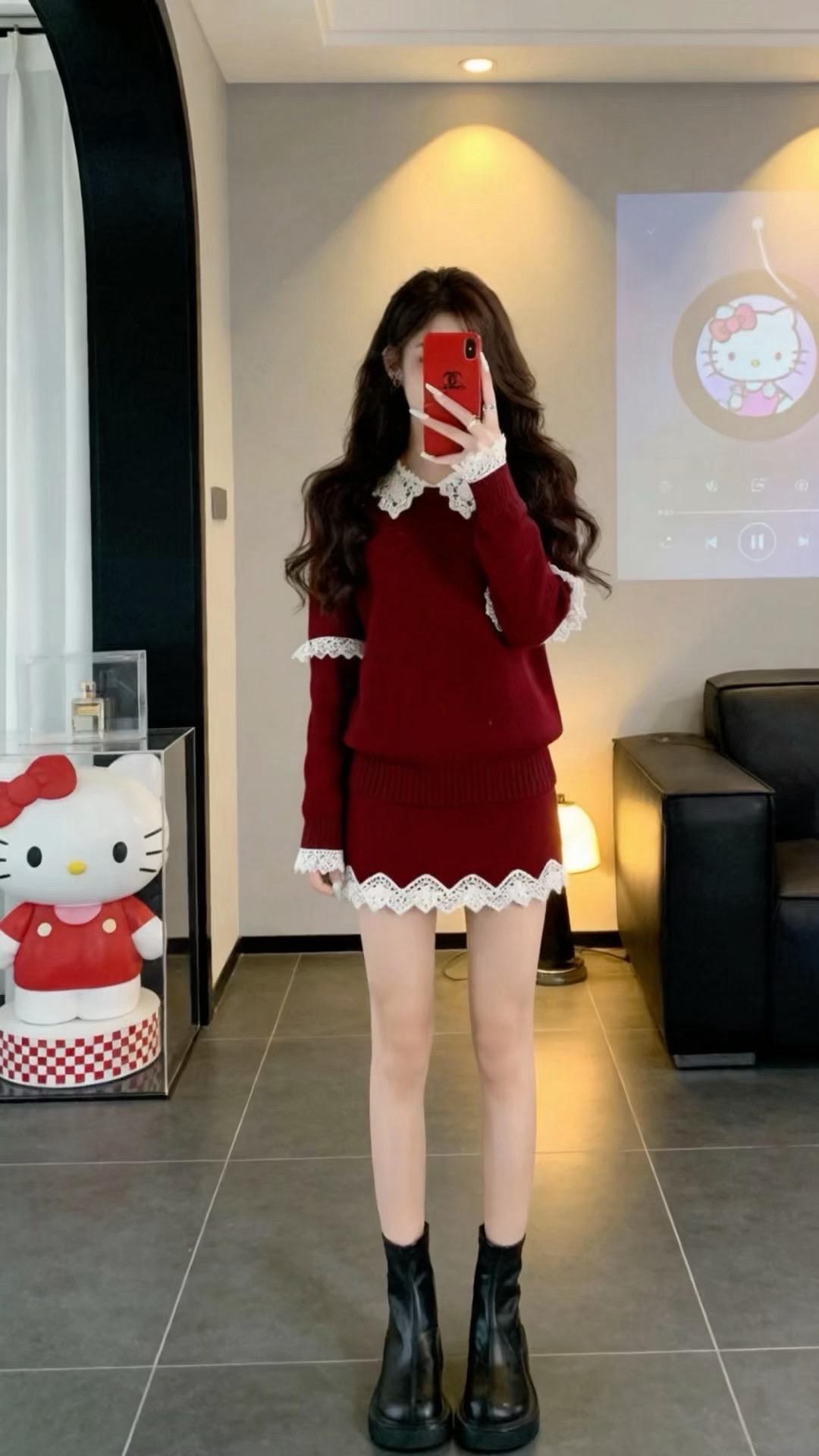 新年战袍 过年穿什么 小个子穿搭 遮肉显瘦遮肉减龄 韩系穿搭