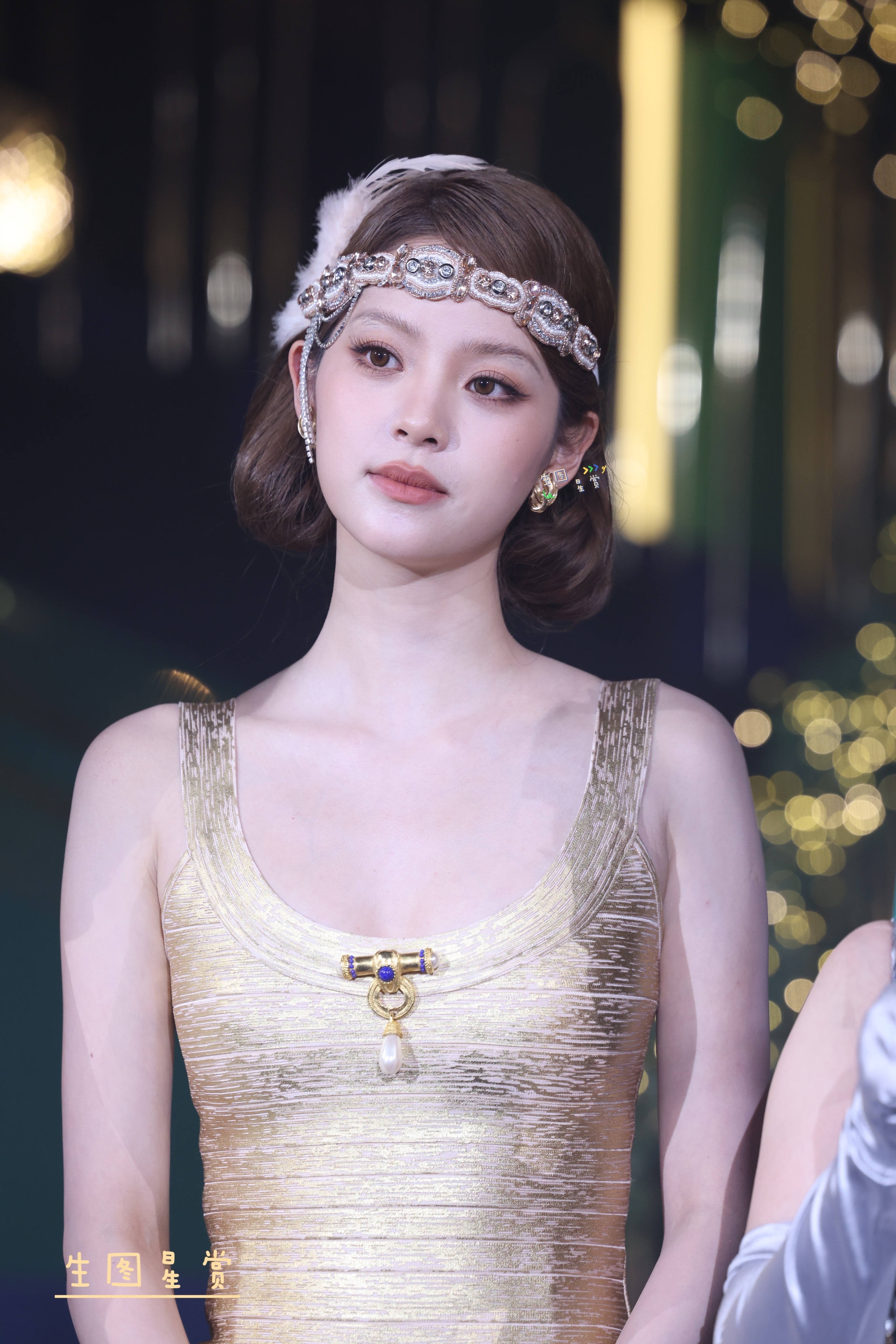 欧阳娜娜海蓝之谜活动假面舞会千金公主👸🏻🌟欧阳娜娜cos黛茜 欧阳娜娜