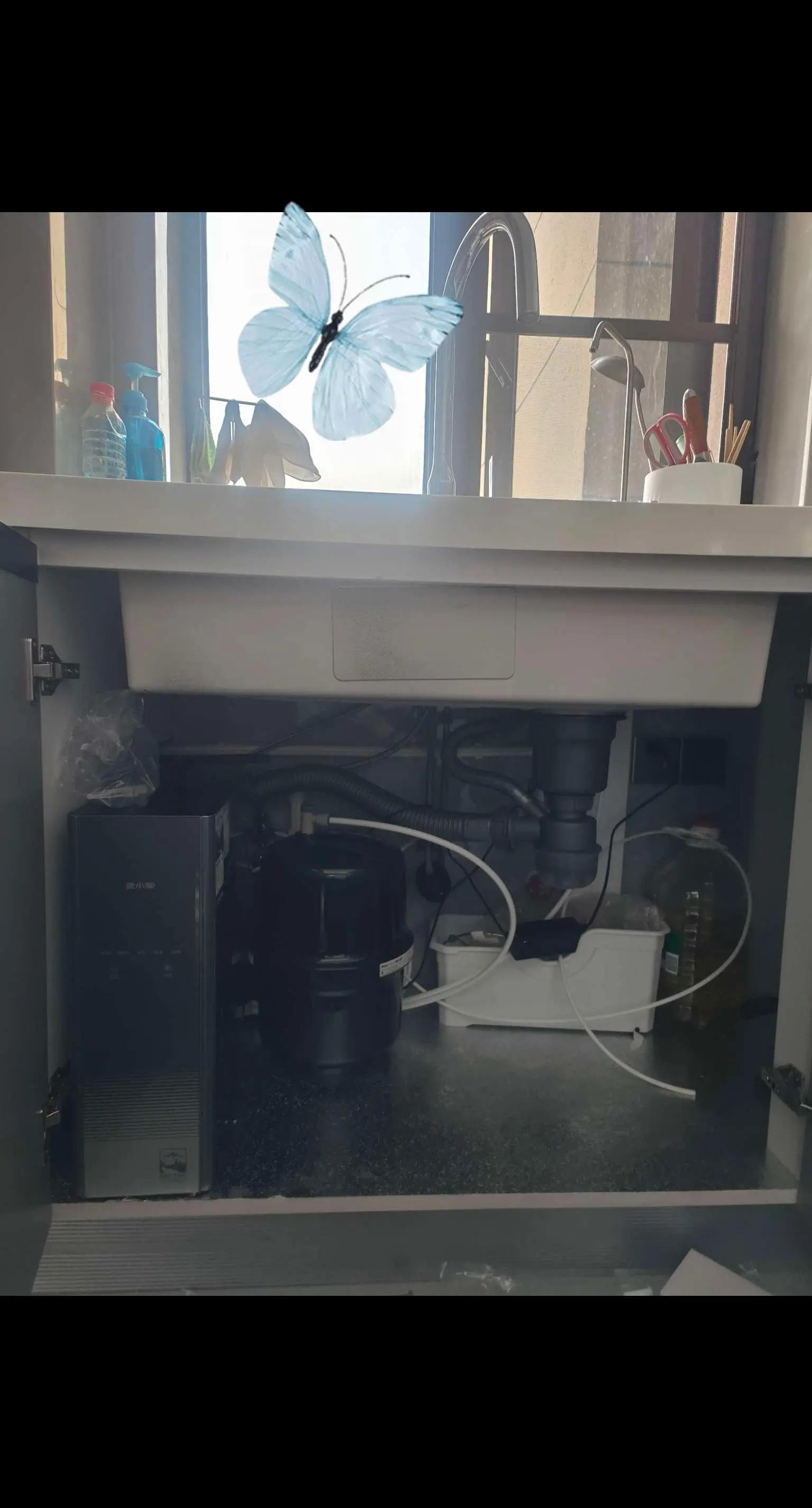 以前因为家里那个旧净水器出水慢还有味，我基本就不怎么用了。天天去楼下超...