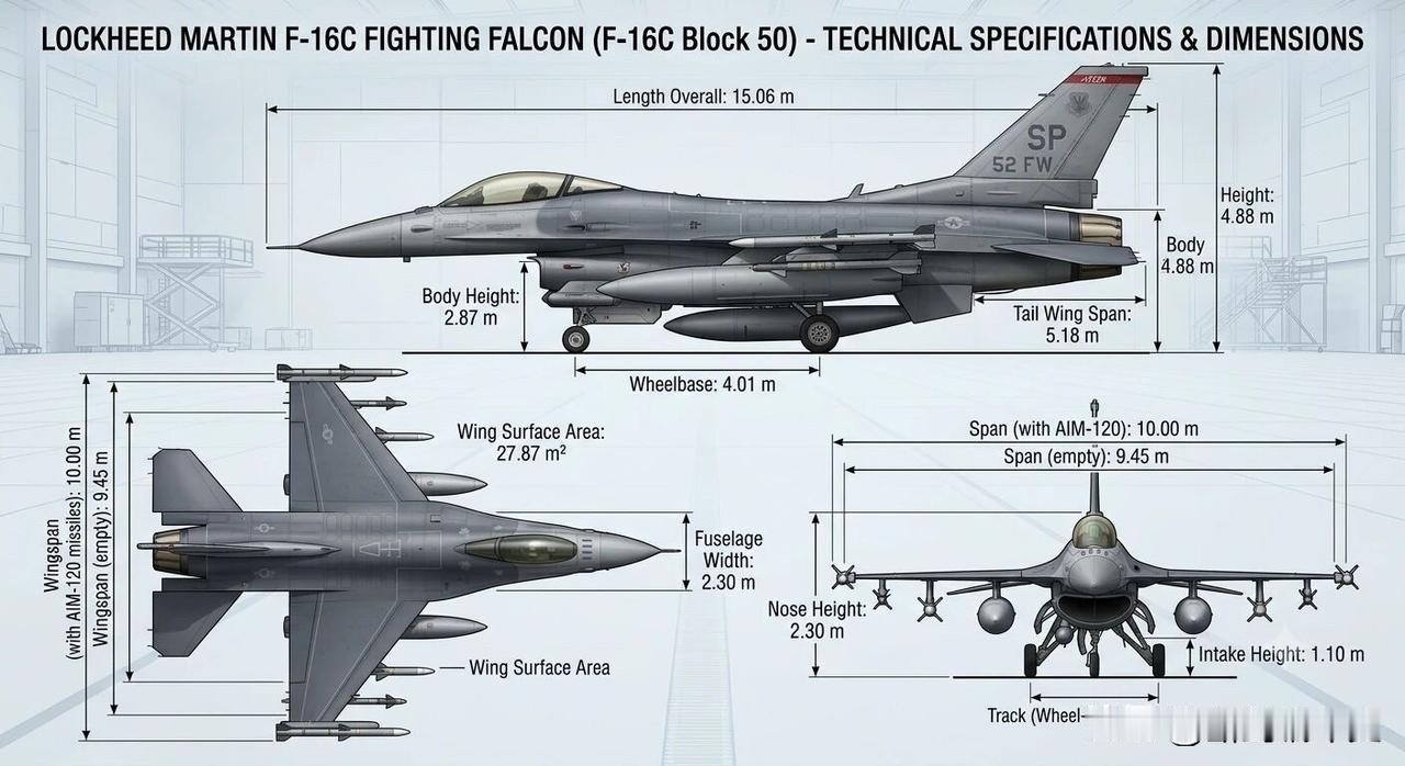 冷战经典，F-16C“战隼”。

军事 军迷发烧友 武器装备