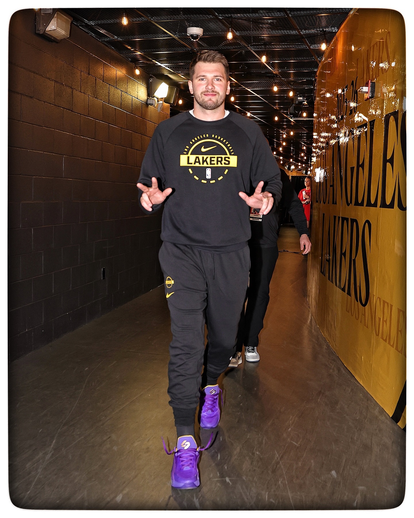 对阵魔术剪影洛杉矶湖人