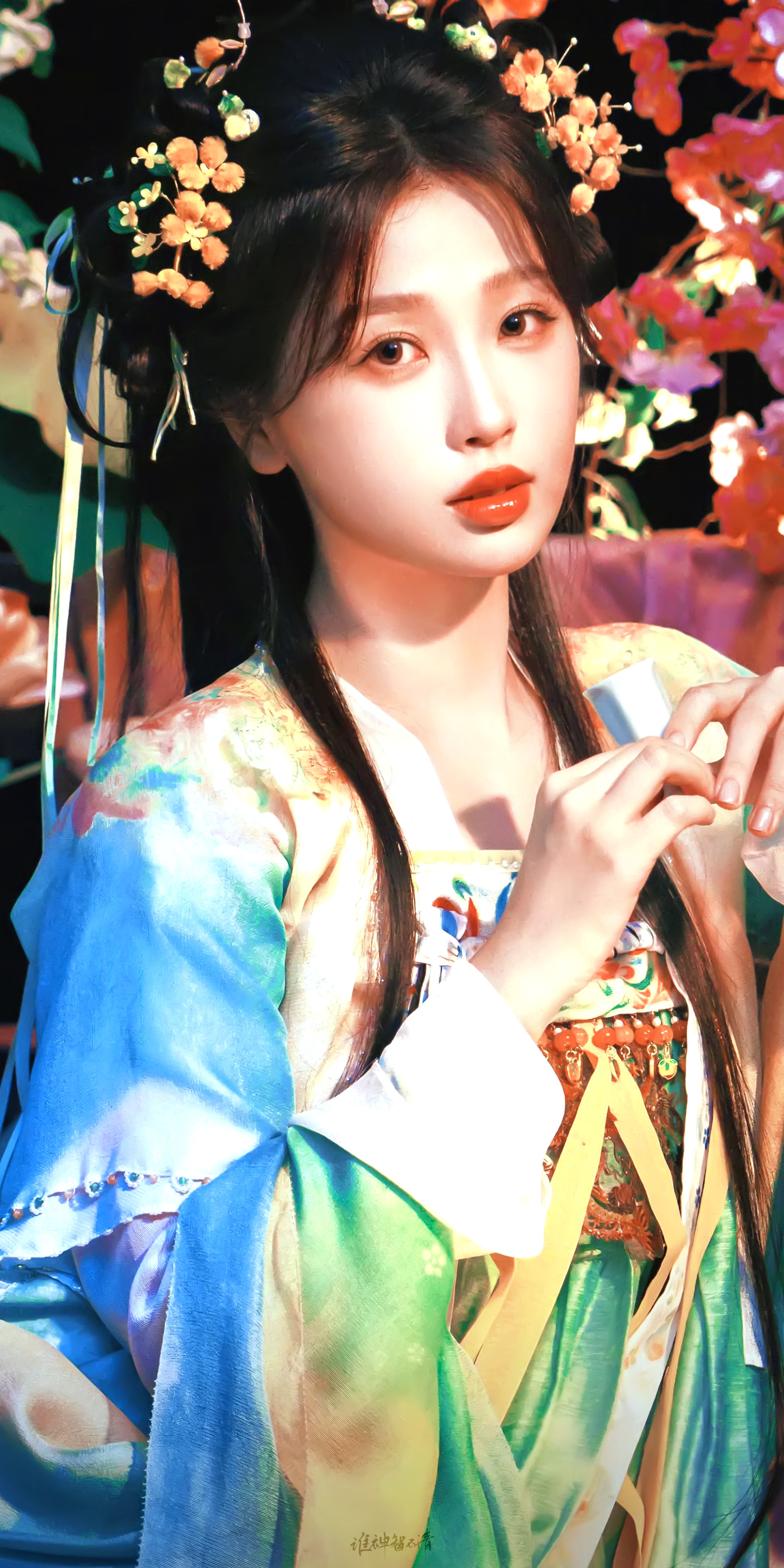 凌妙妙｜壁纸尺寸朱颜辞镜花辞树🌺#虞书欣凌妙妙# ​​​
