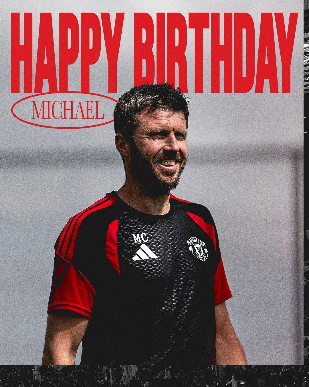 祝卡里克45岁生日快乐！🎂ManUtdspot曼联英超联赛