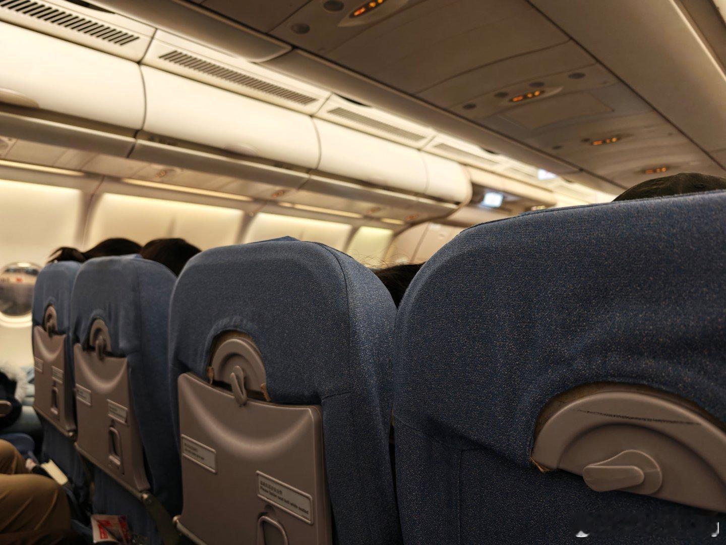 第一次见到没有娱乐屏的大飞机 北京·北京首都国际机场