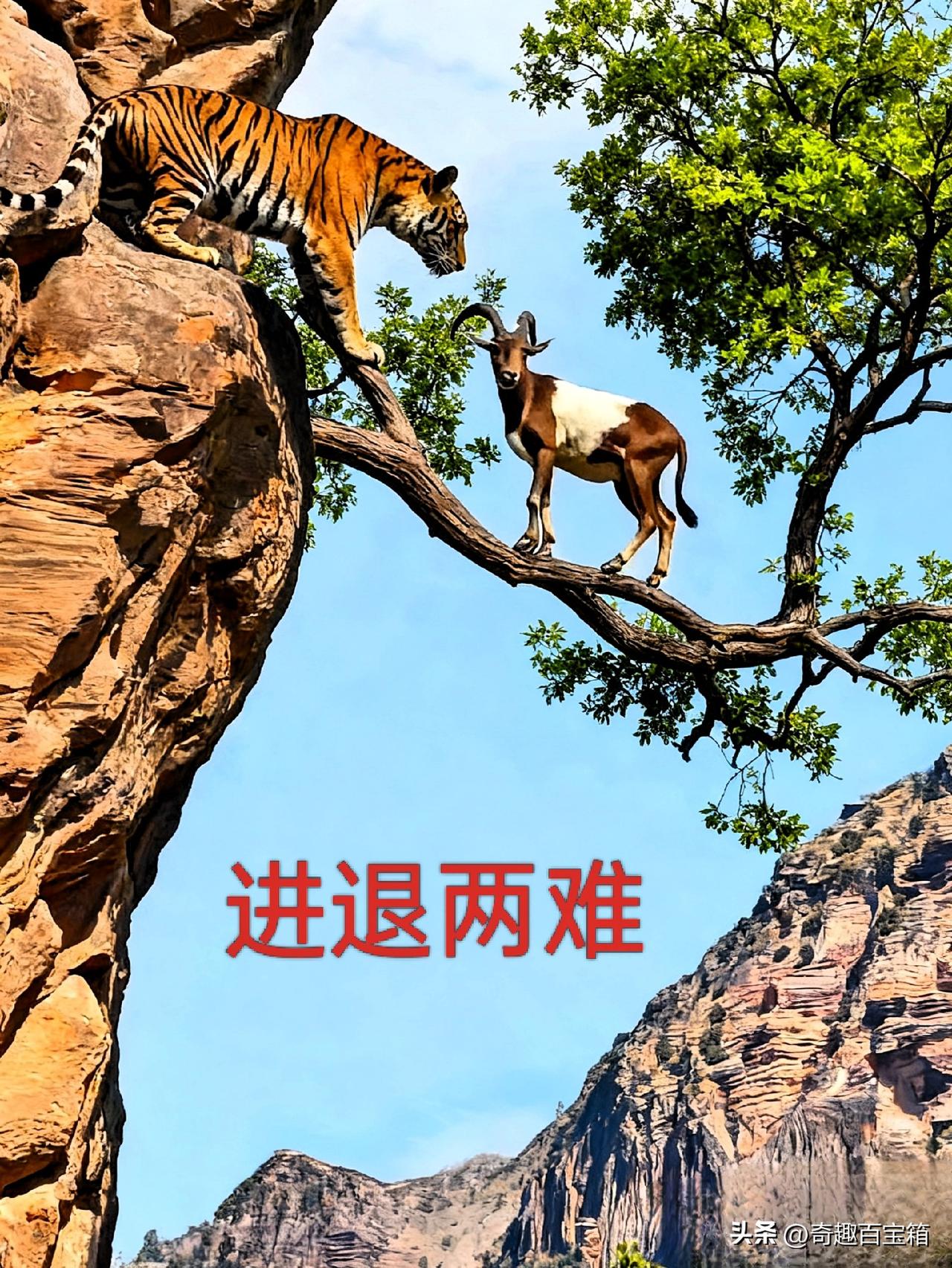 向下是深不见底的万丈深渊，向上没有可攀的登天阶梯，后退已至树干的末梢尽头，前进则