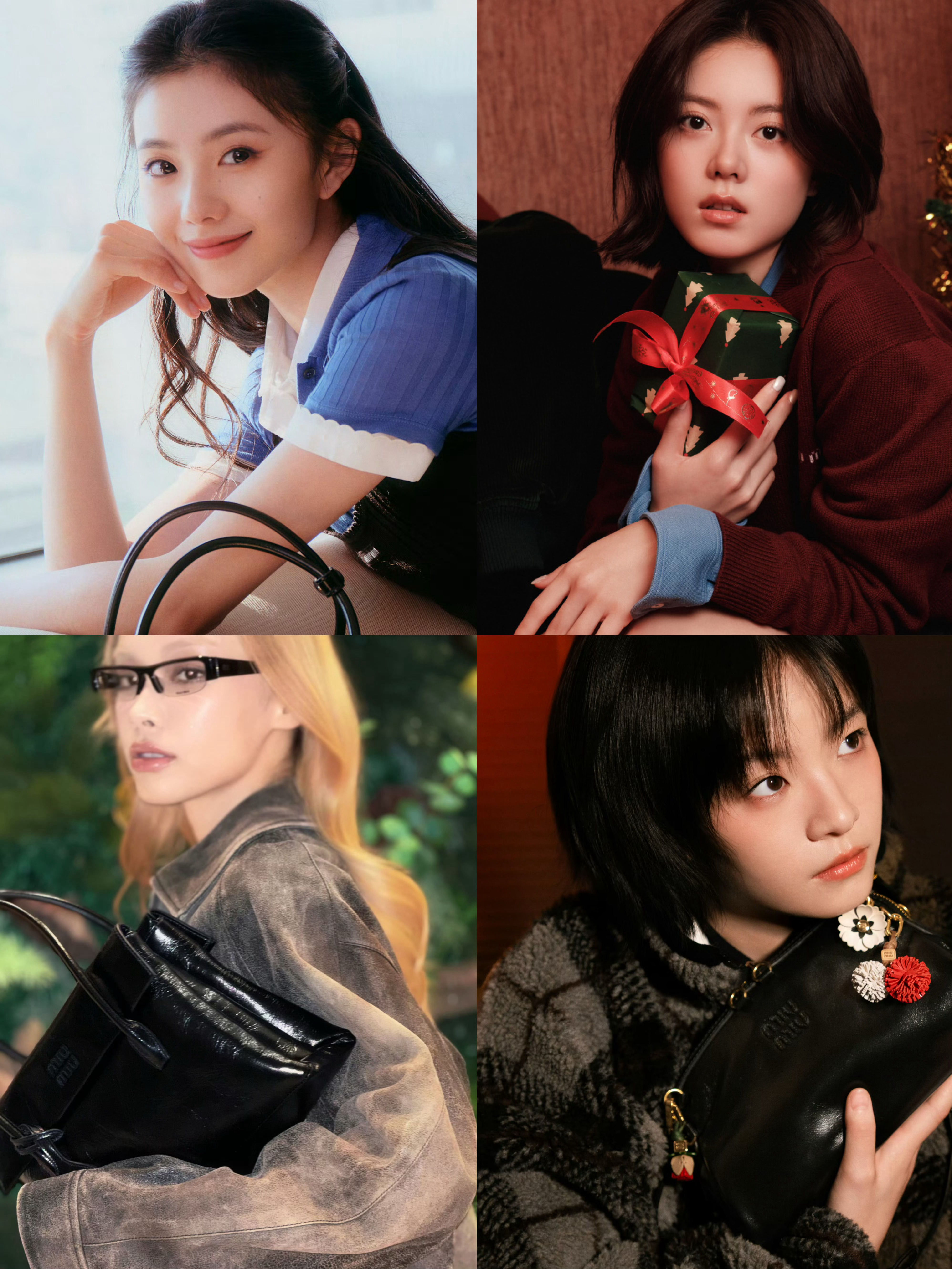 赵今麦、刘浩存、李庚希、刘柏辛Miu Miu最新物料🎄 