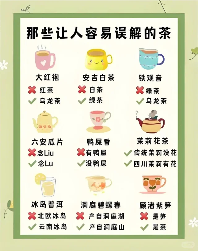 哪些让人容易误解的茶，你都喝过吗？