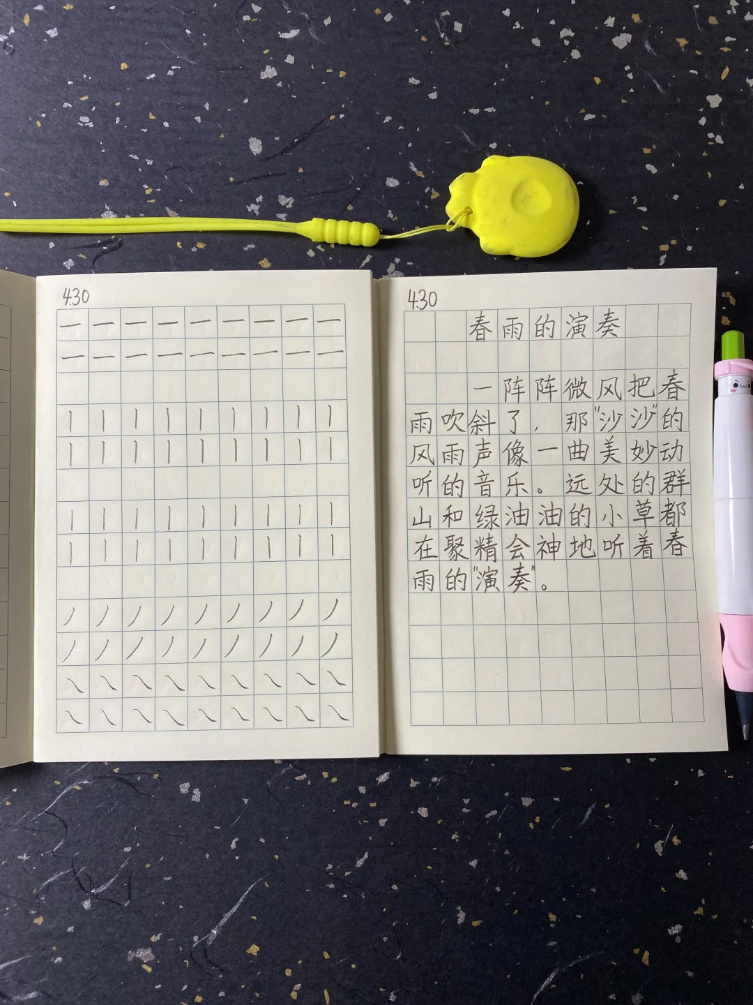 一年级一句话日记，一边练字一边积累写作