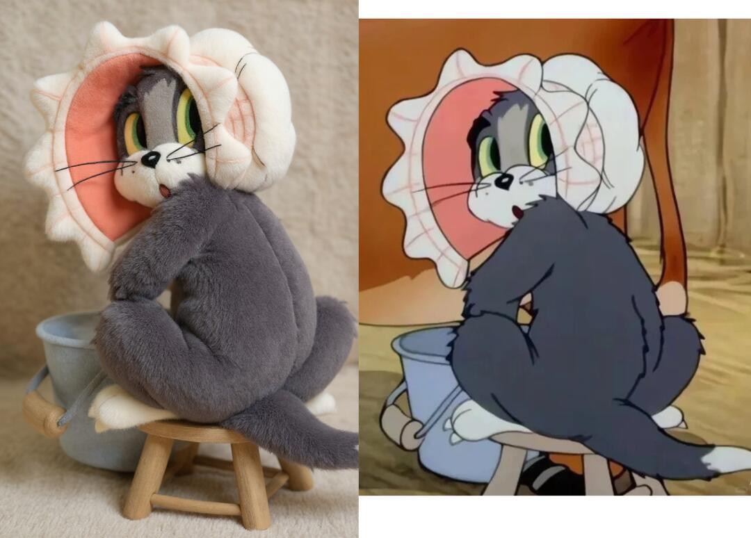用AI生成的毛绒绒版猫和老鼠，如果把动画照这样修复成高清电影你会看吗？ ​​​