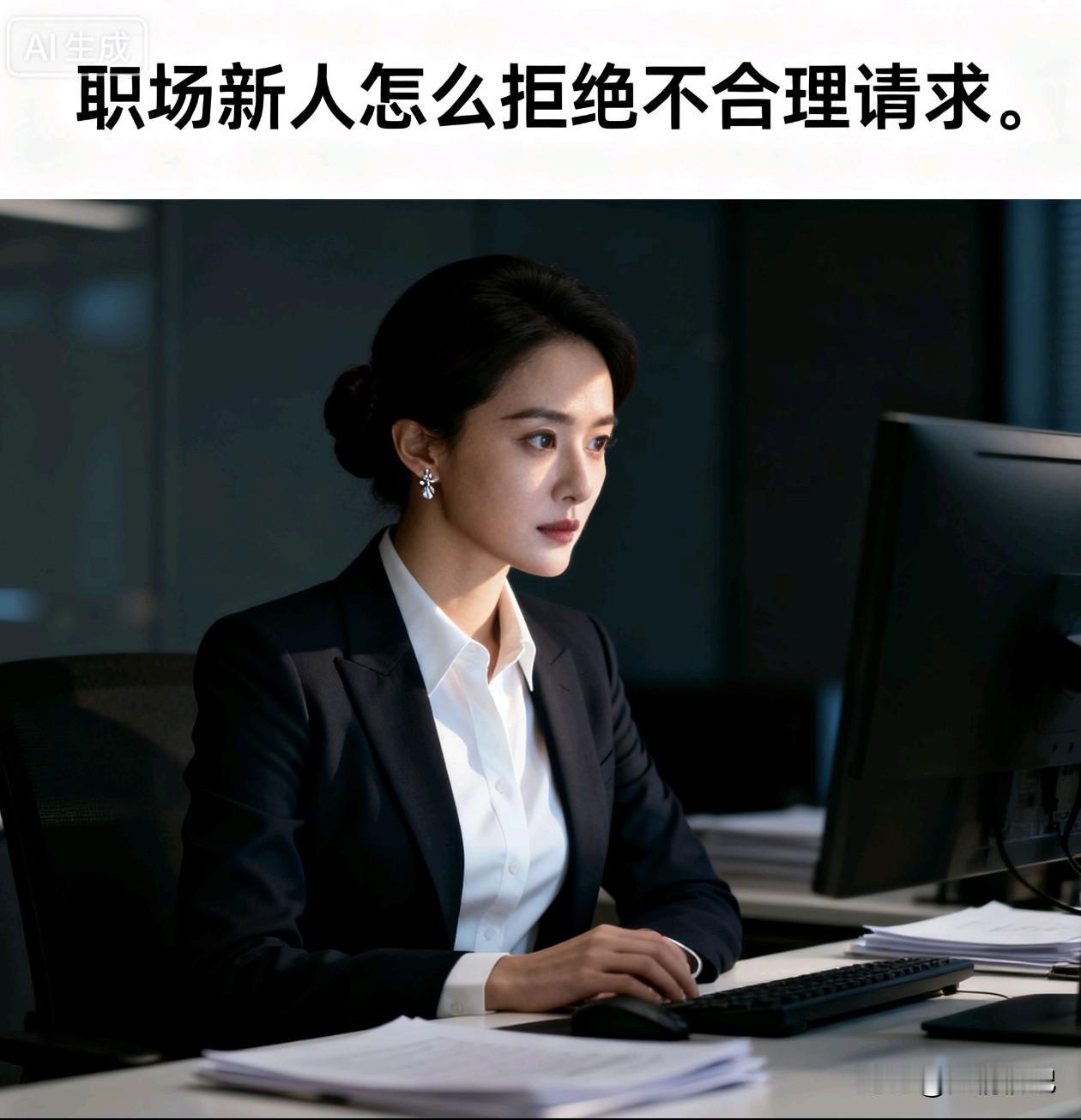 职场新人怎么拒绝不合理请求？别一上来就硬怼，也别憋着委屈全接下。  
学会“软中