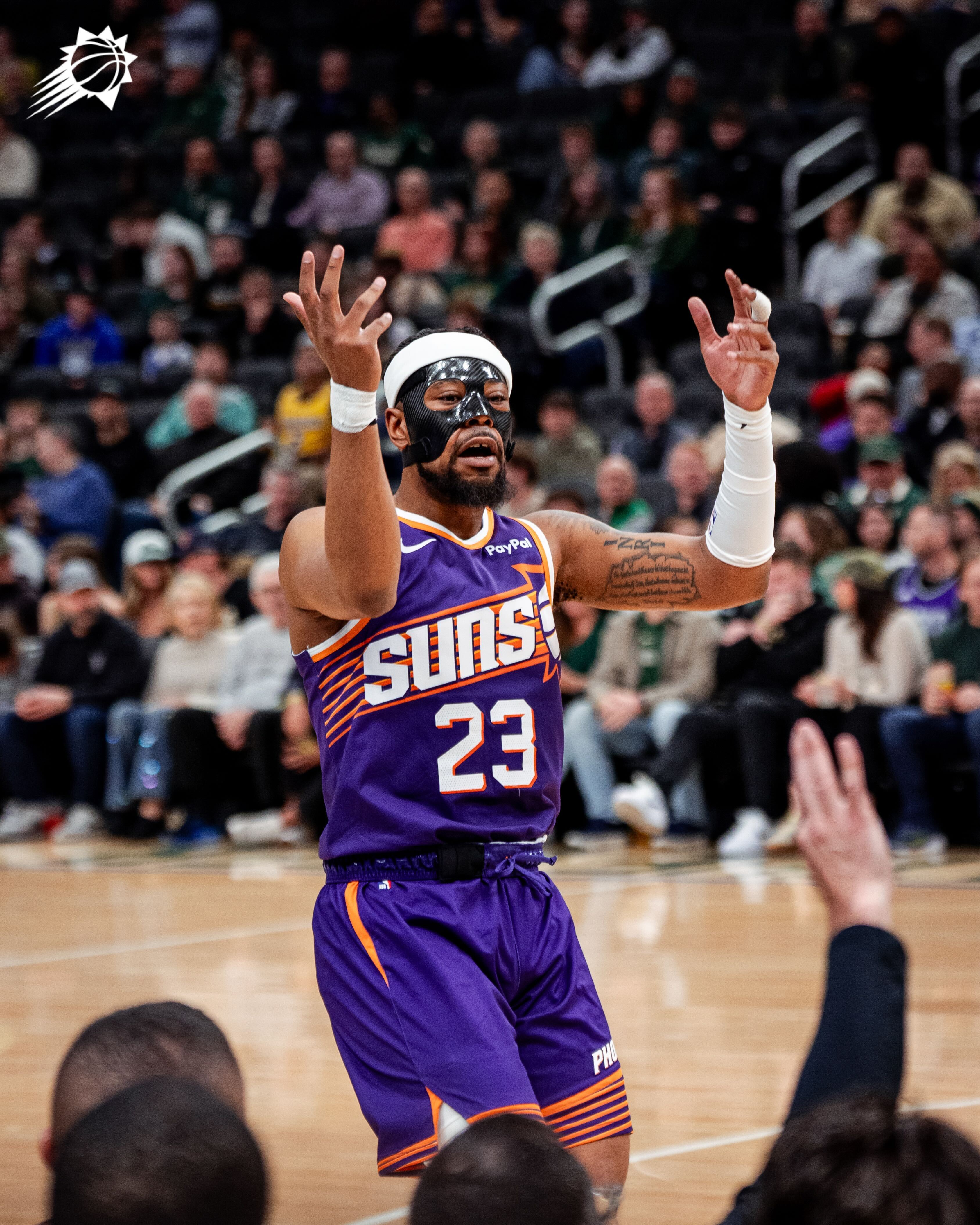 古德温三分命中，布克突破妙传 菲尼克斯太阳｜旭日东升 ｜太阳vs雄鹿